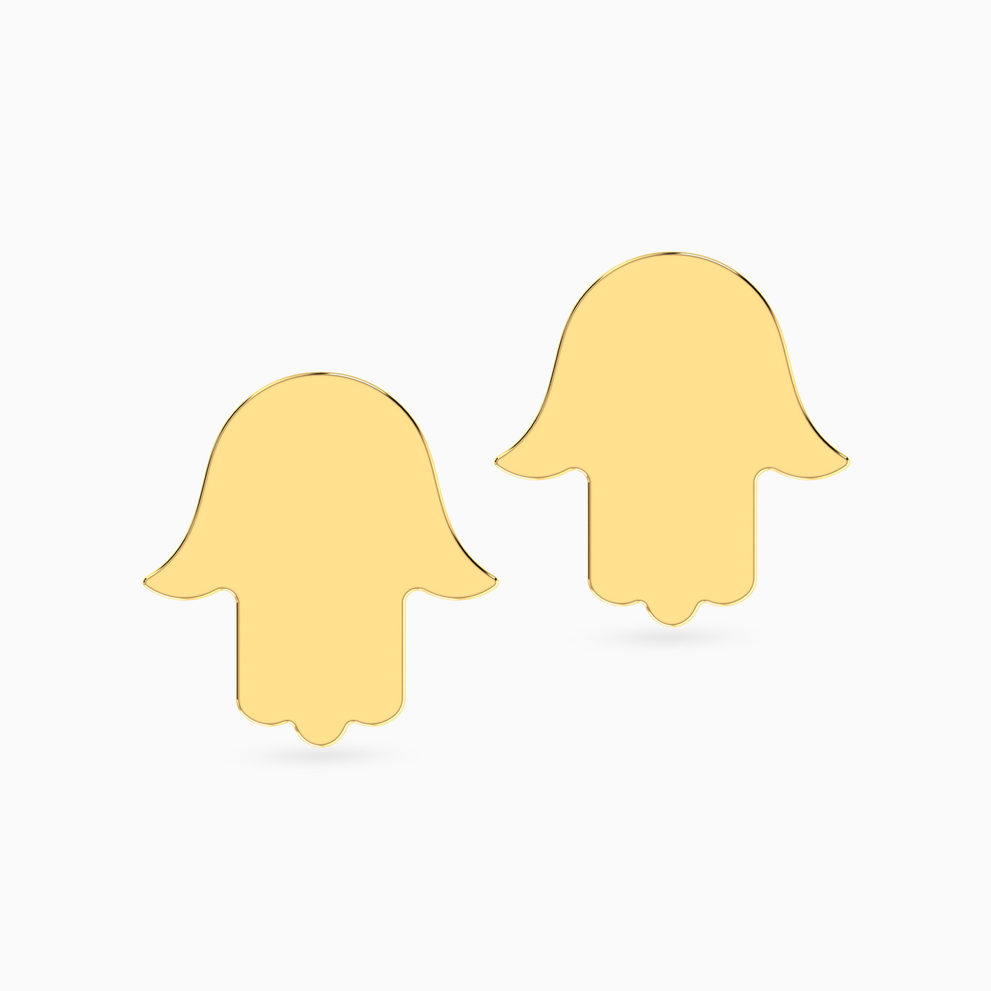 Hamsa Stud Earrings in 18K Gold Hamsa Stud Earrings in 18K Gold