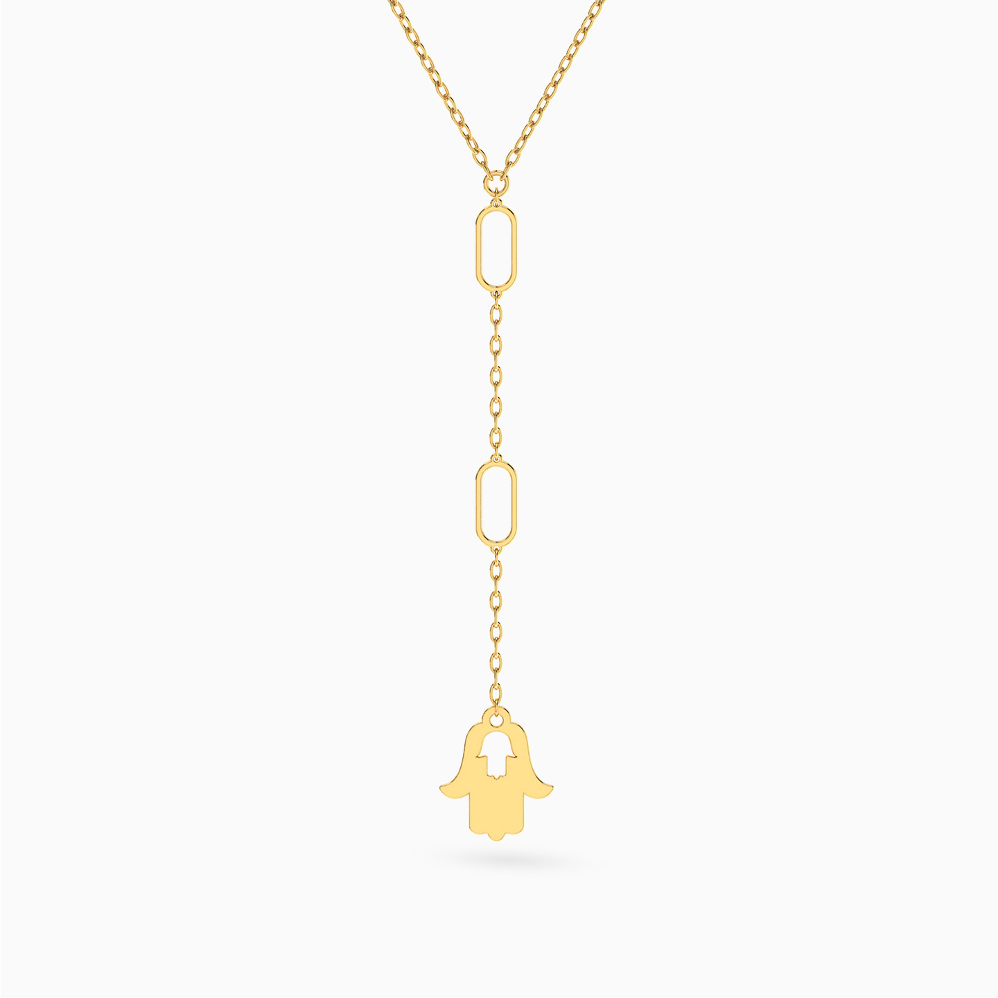 Hamsa Chain Necklace in 18K Gold Hamsa Chain Necklace in 18K Gold