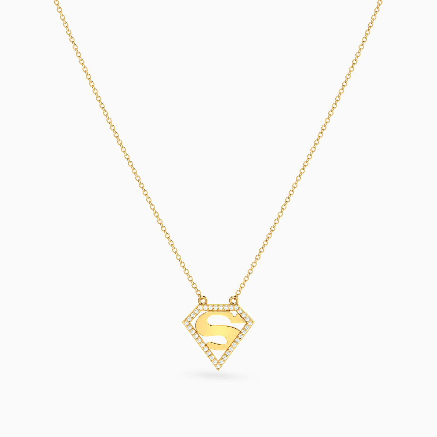 18K Gold Diamond Pendant Necklace - 3