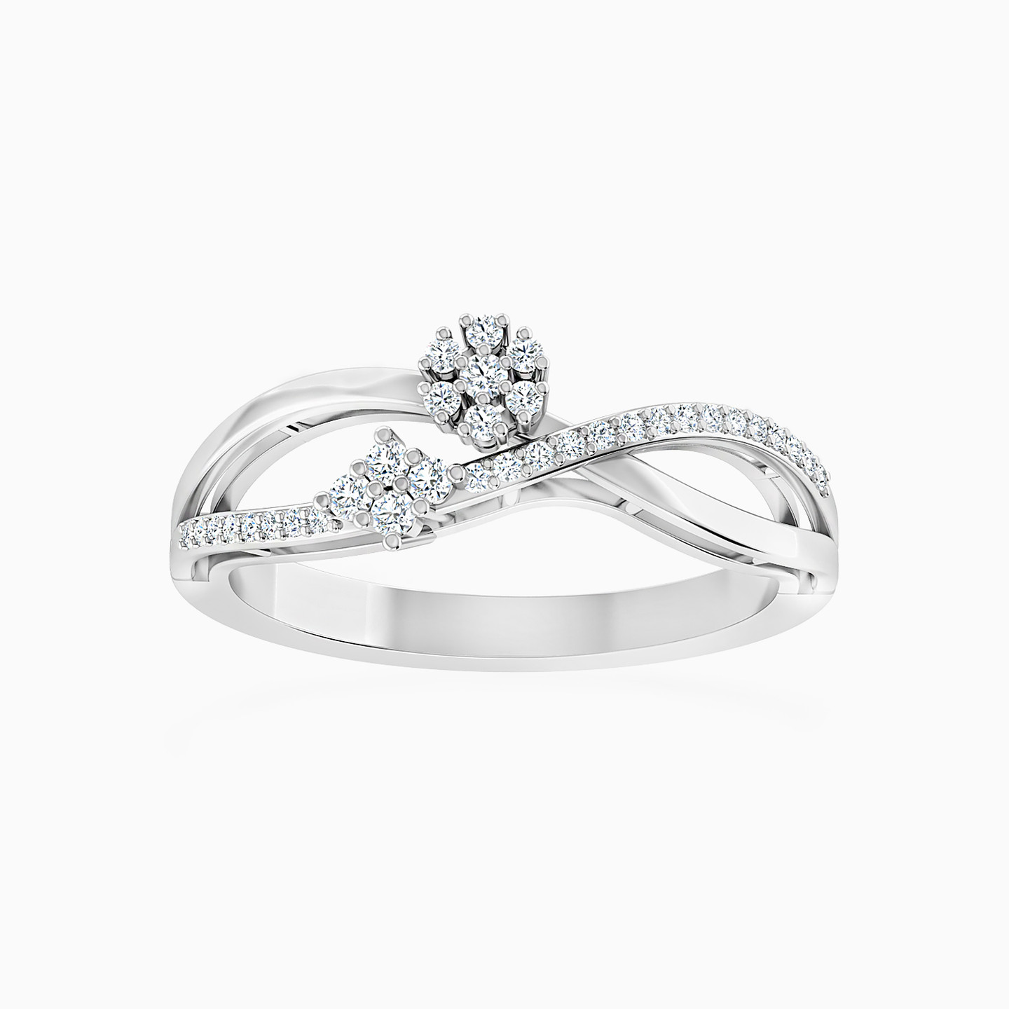 Infinity Diamond Ring in 18K Gold - 3 Infinity Diamond Ring in 18K Gold - 3