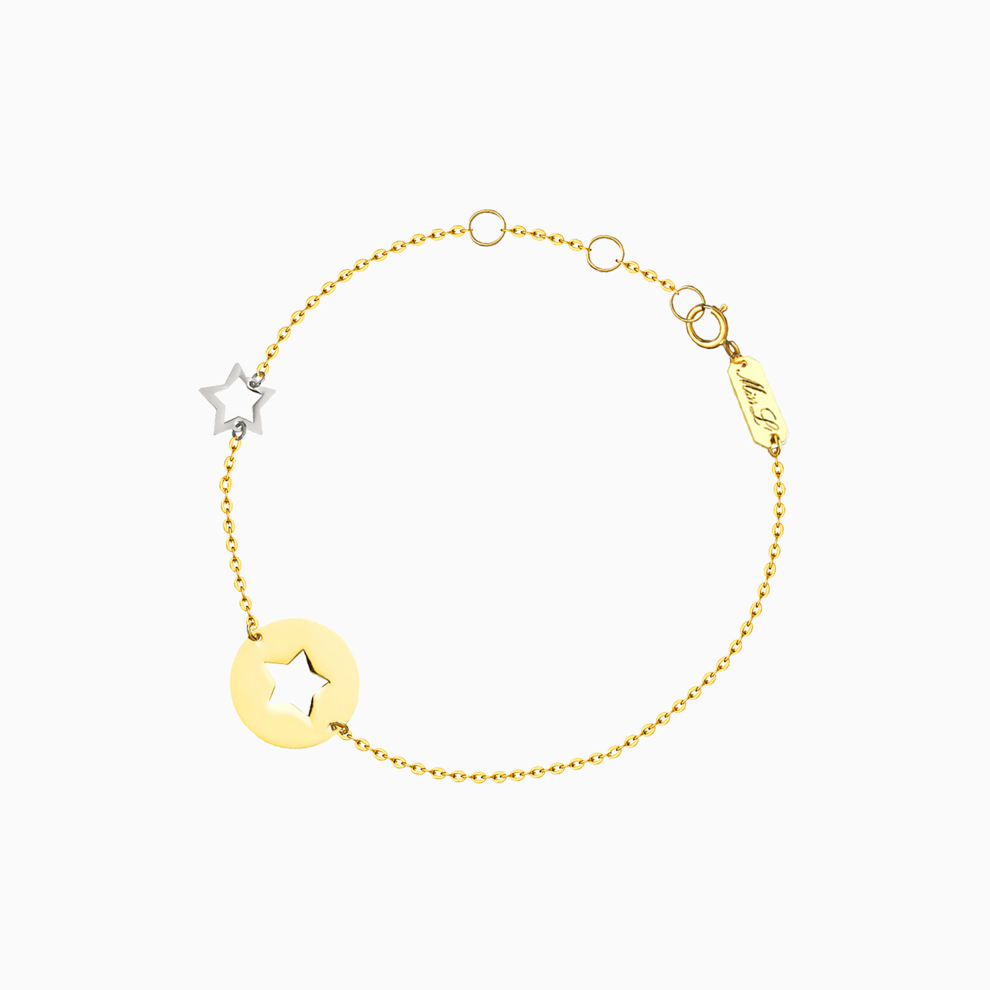 18K Gold Chain Bracelet