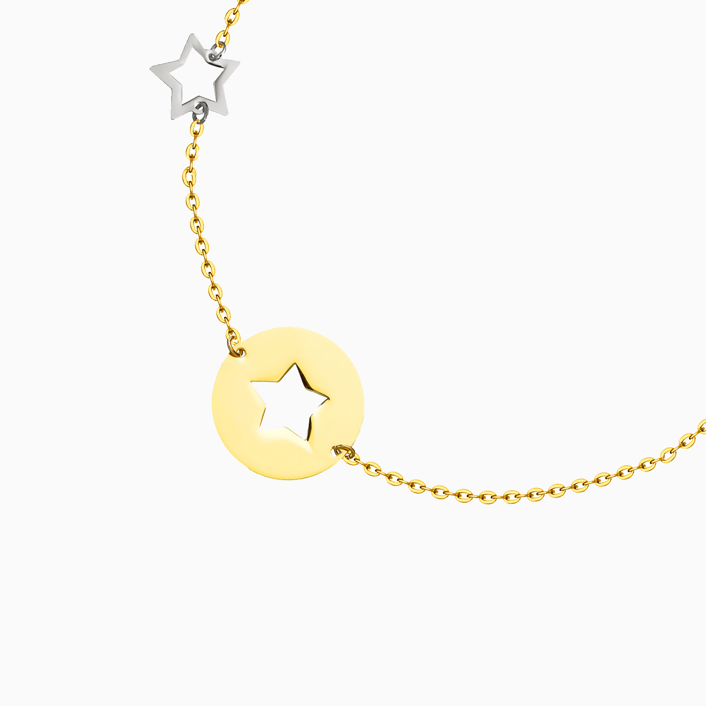 18K Gold Chain Bracelet - 2