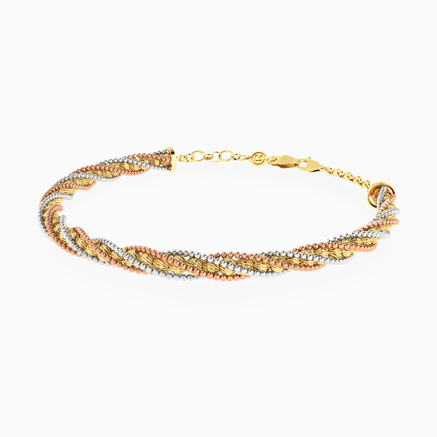 18K Gold Chain Bracelet - 2