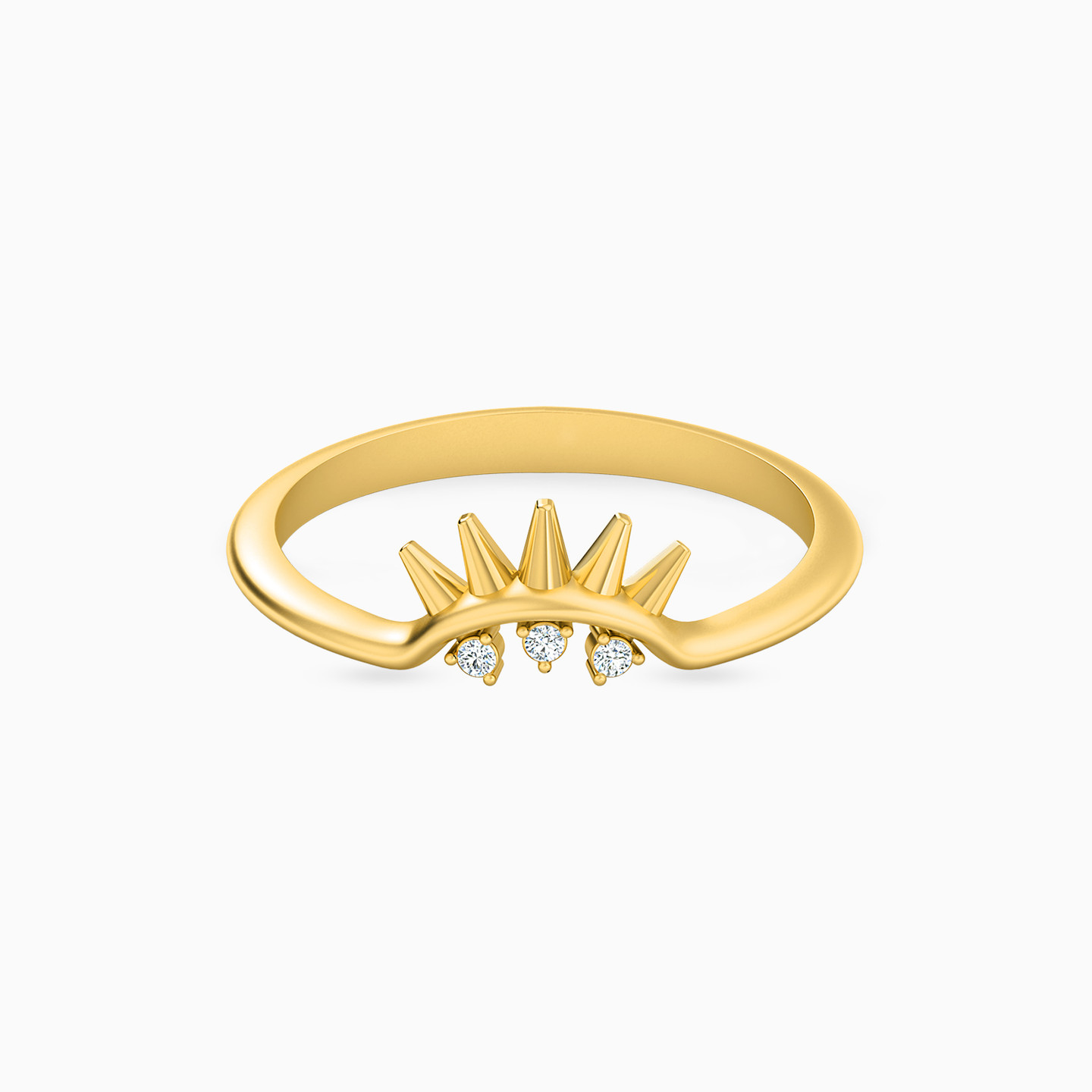 18K Gold Diamond Statement Ring