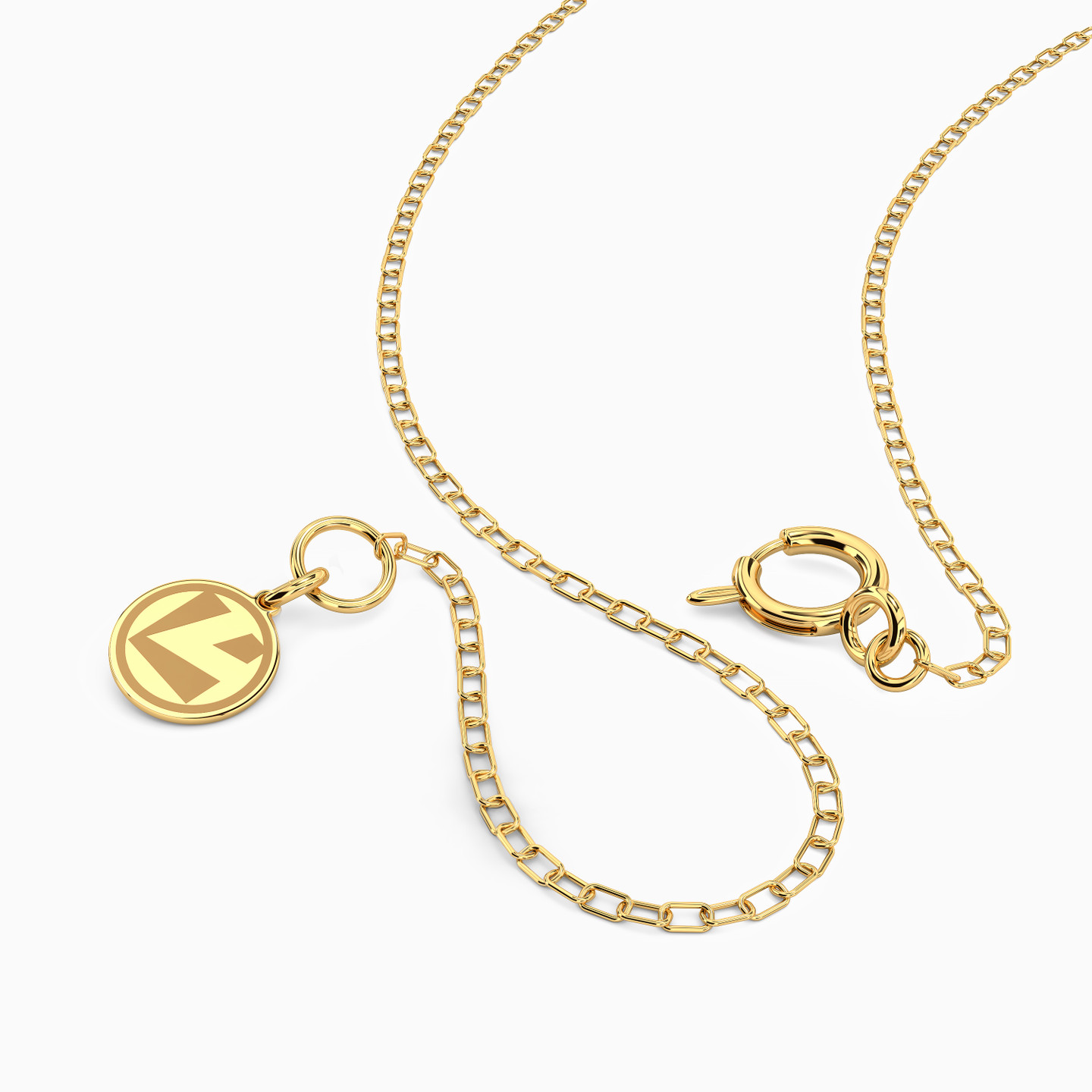 18K Gold Chain Necklace - 2