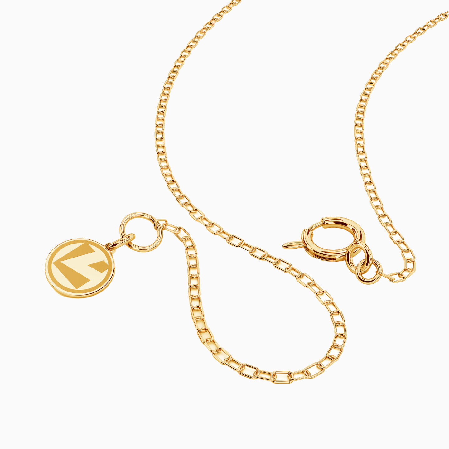 18K Gold Chain Necklace - 2