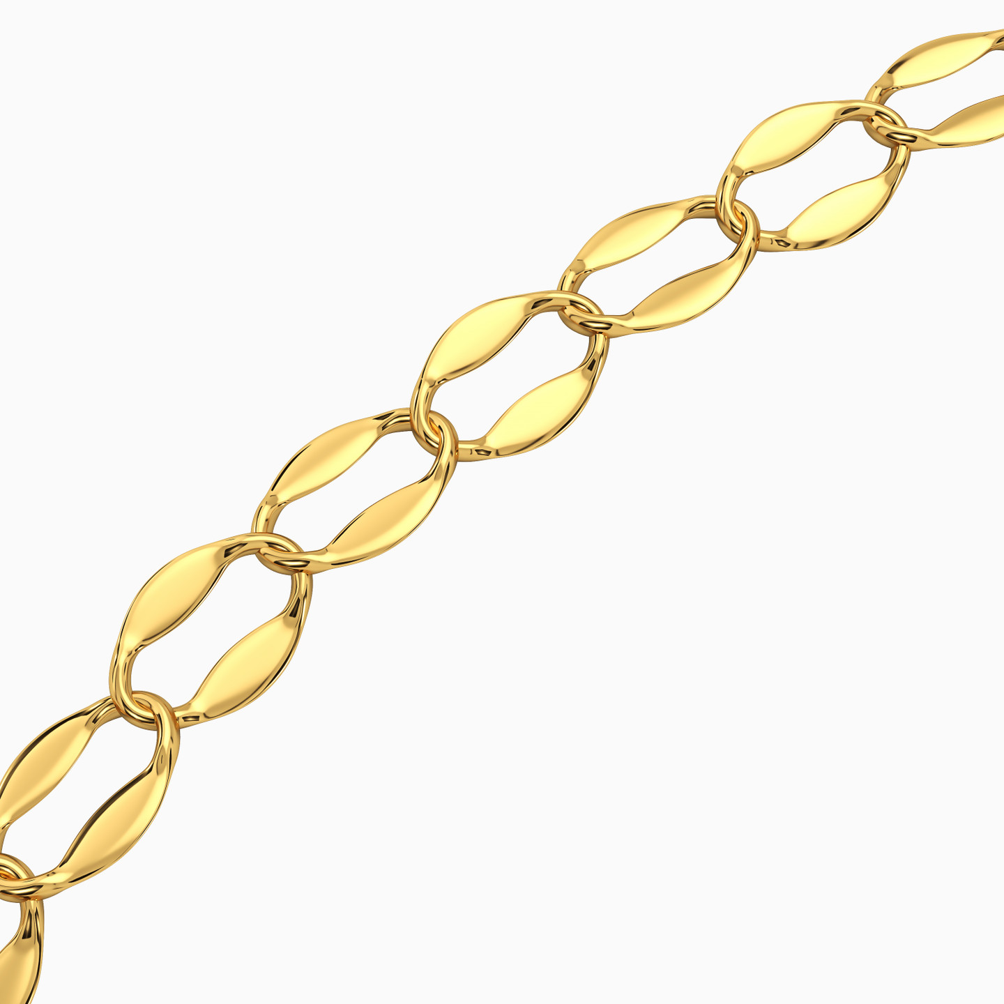 18K Gold Chain Necklace - 3