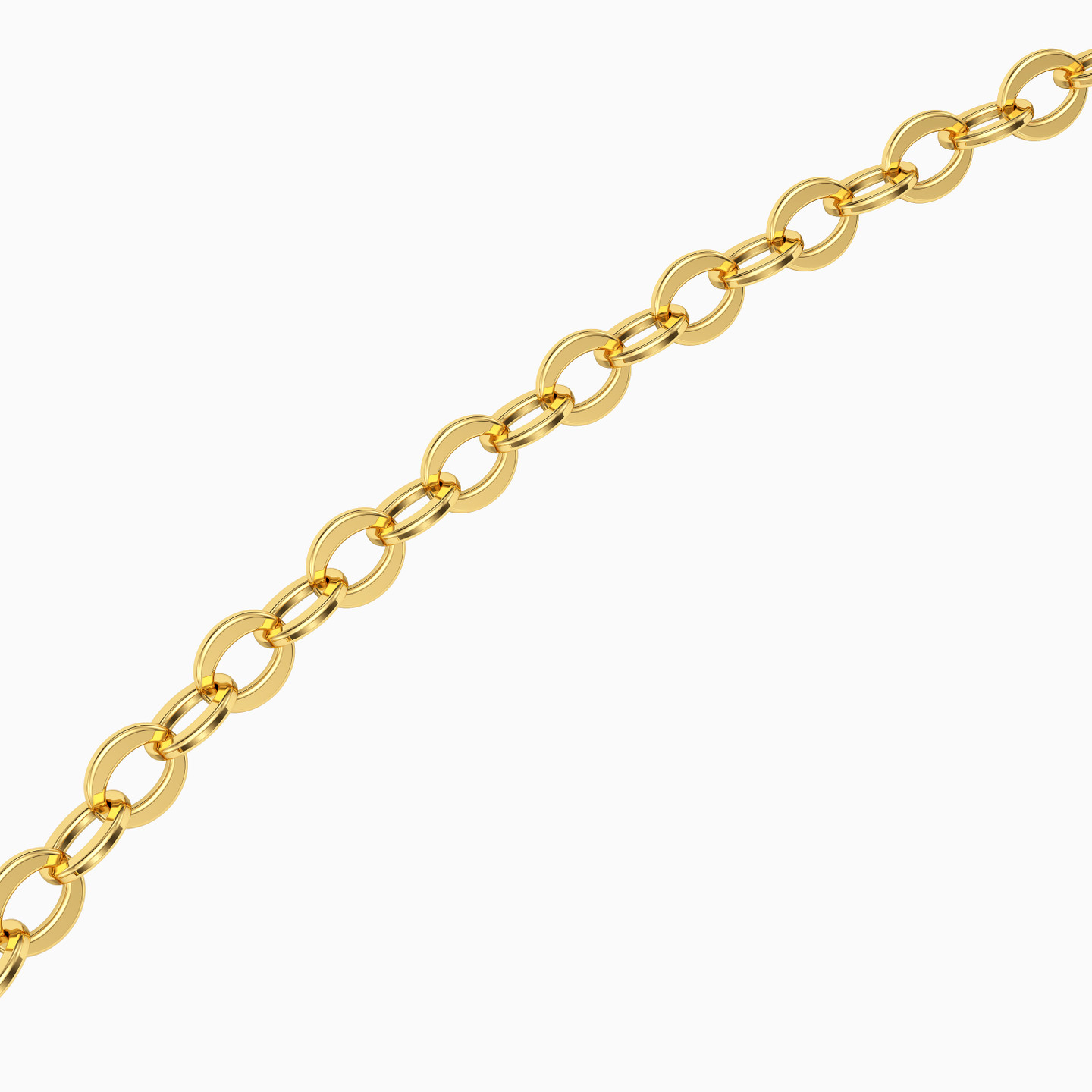 18K Gold Chain Necklace - 3