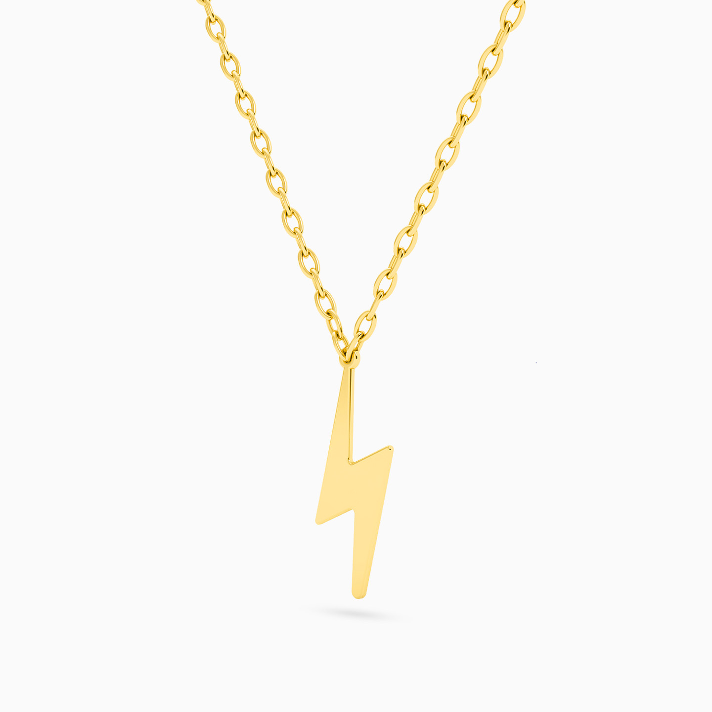 Lightning Necklace in 18K Gold - 2 Lightning Necklace in 18K Gold - 2