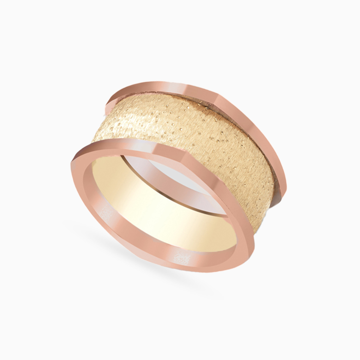 (دبلة زفاف ذهب مزخرفة عيار 18 قيراط (مقاس 15 - 2 (دبلة زفاف ذهب مزخرفة عيار 18 قيراط (مقاس 15 - 2