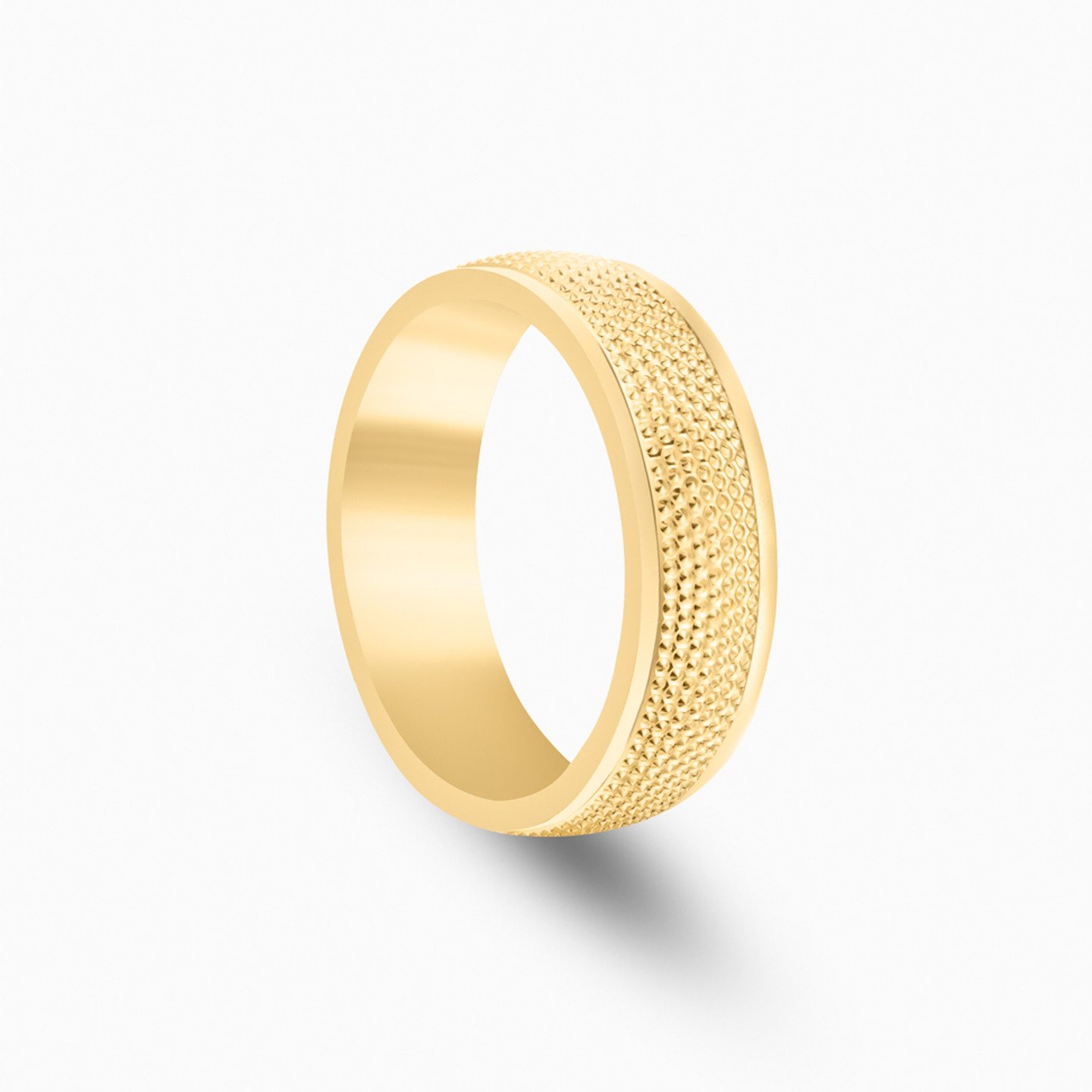 18K Gold Wedding Band - Size 16 - 2