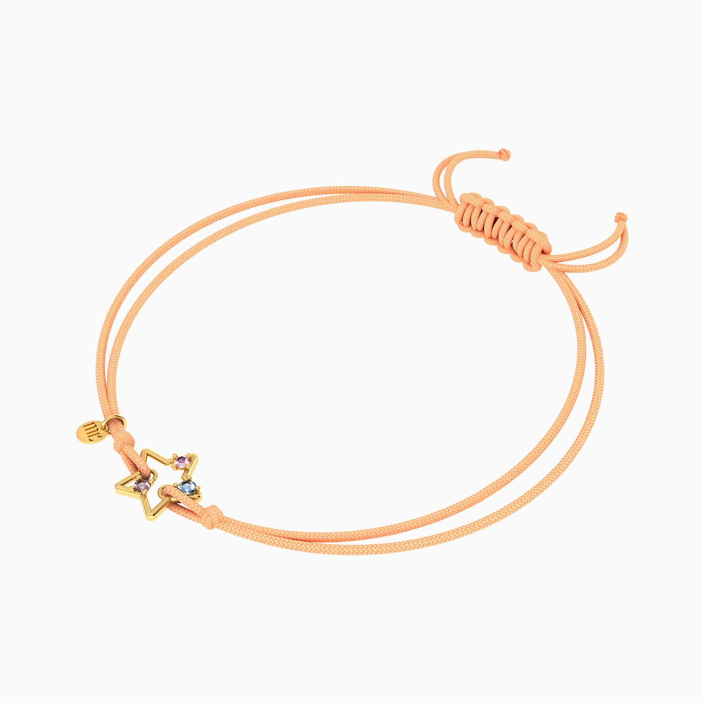 Cord Bracelet in 14K Gold - 2 Cord Bracelet in 14K Gold - 2