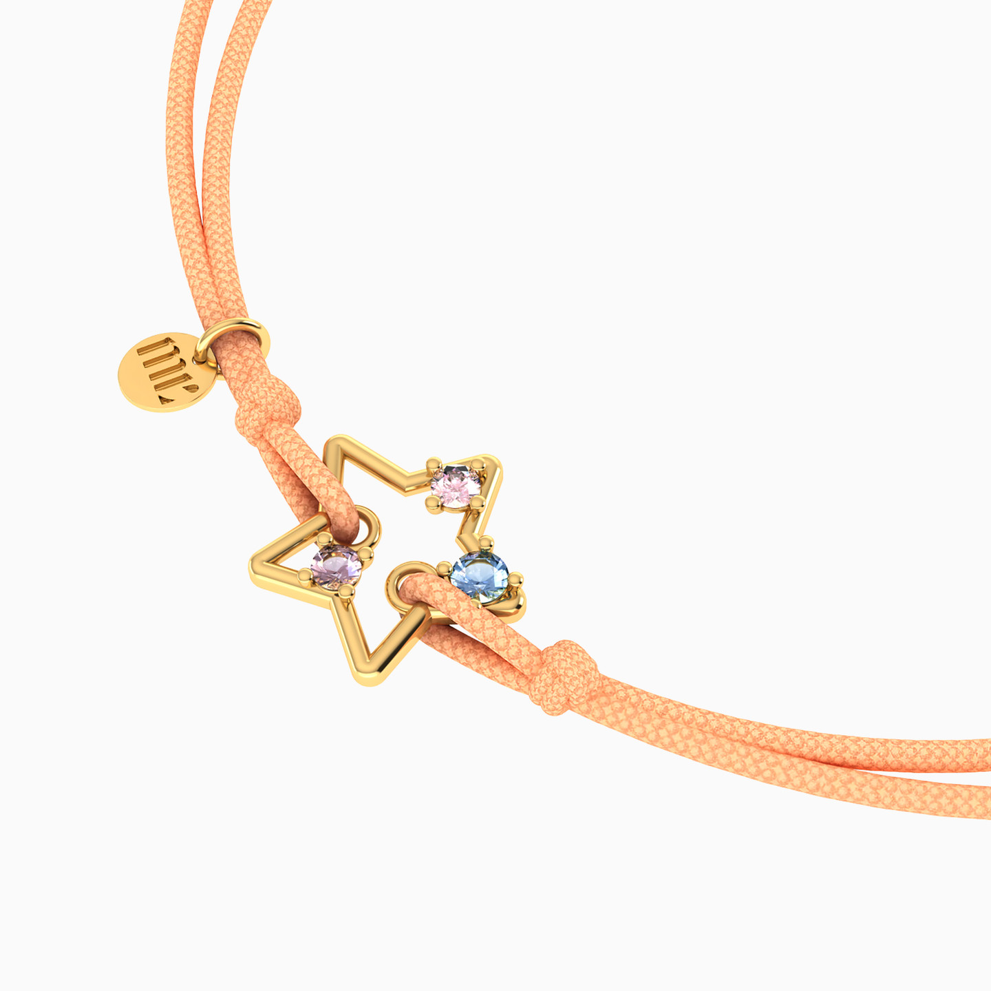 Cord Bracelet in 14K Gold - 3 Cord Bracelet in 14K Gold - 3