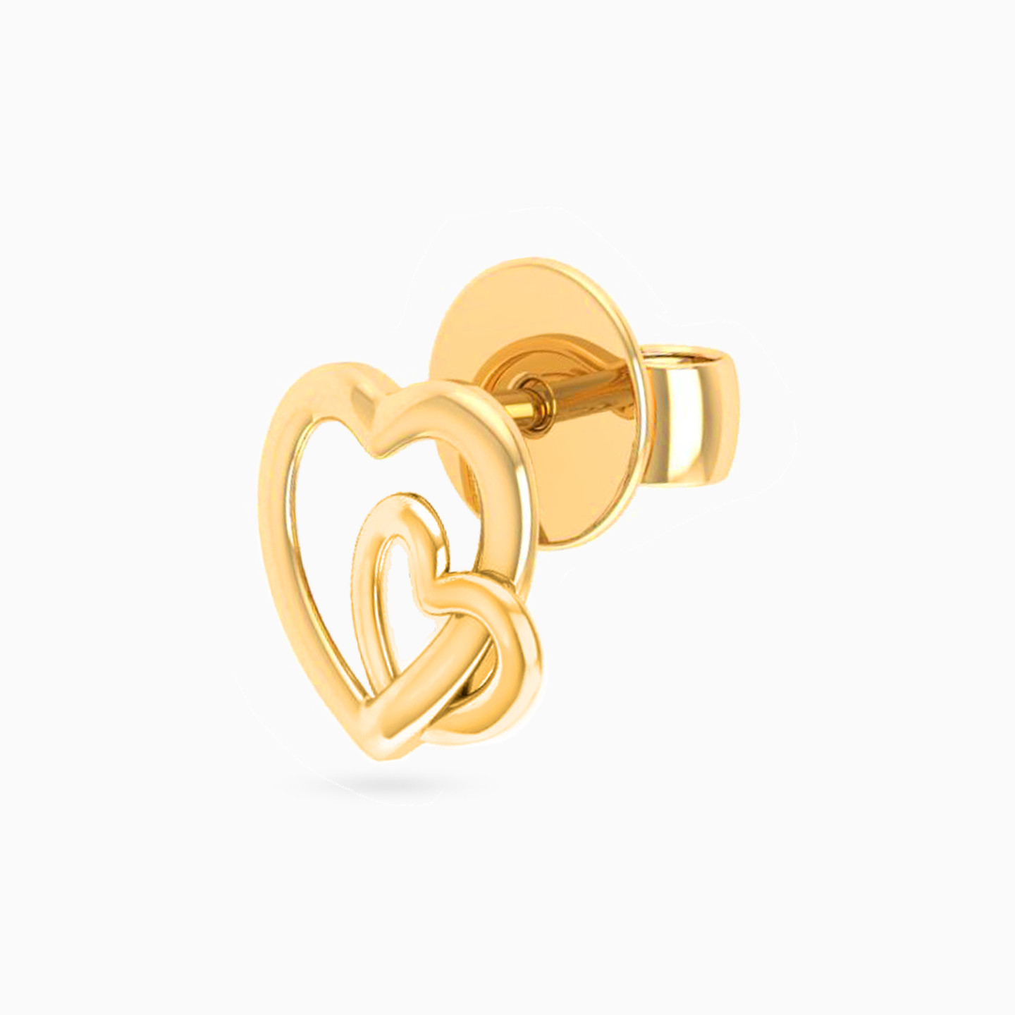 14K Gold Stud Earrings - 3