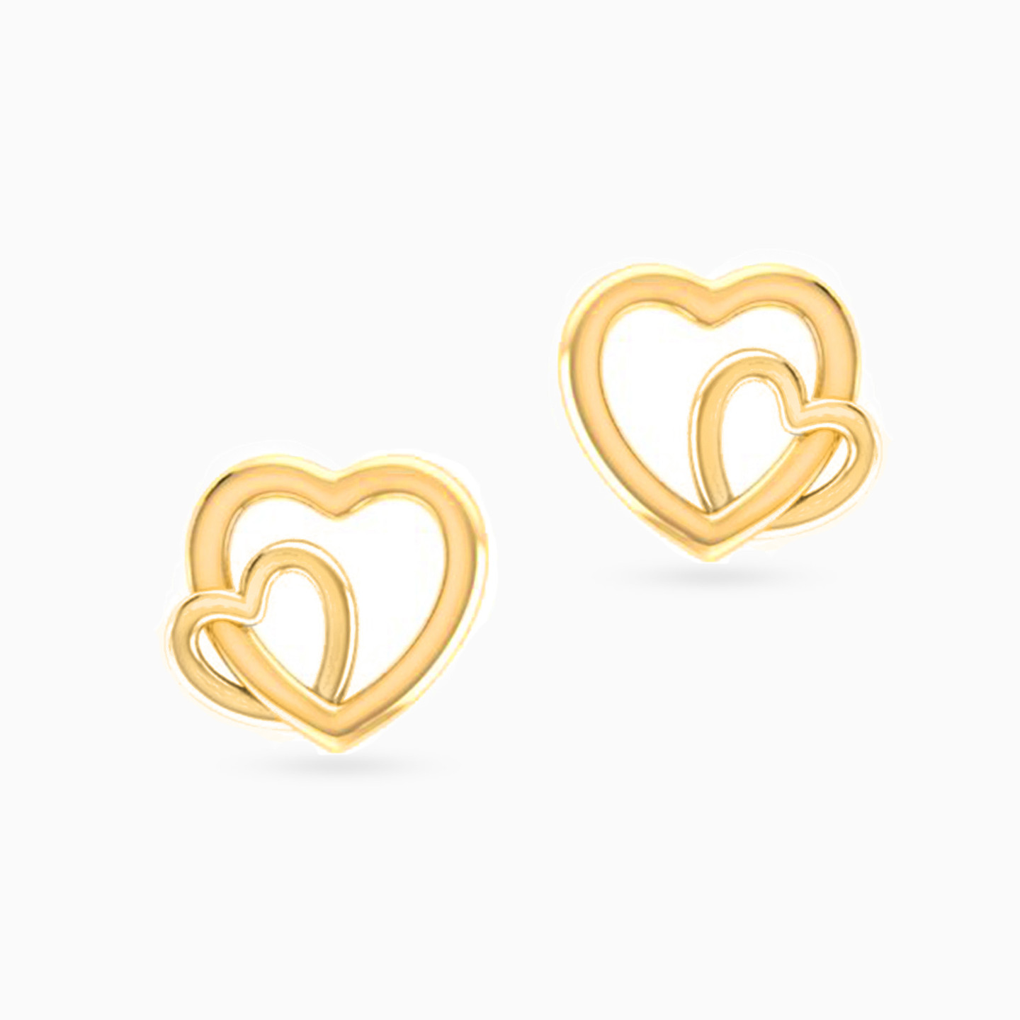 14K Gold Stud Earrings