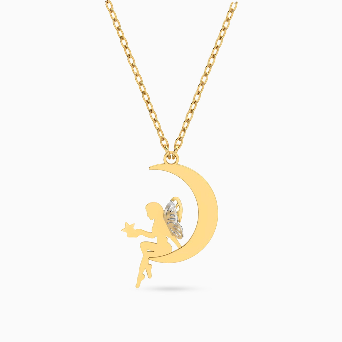 Fairy Necklace In 14K Gold Fairy Necklace In 14K Gold