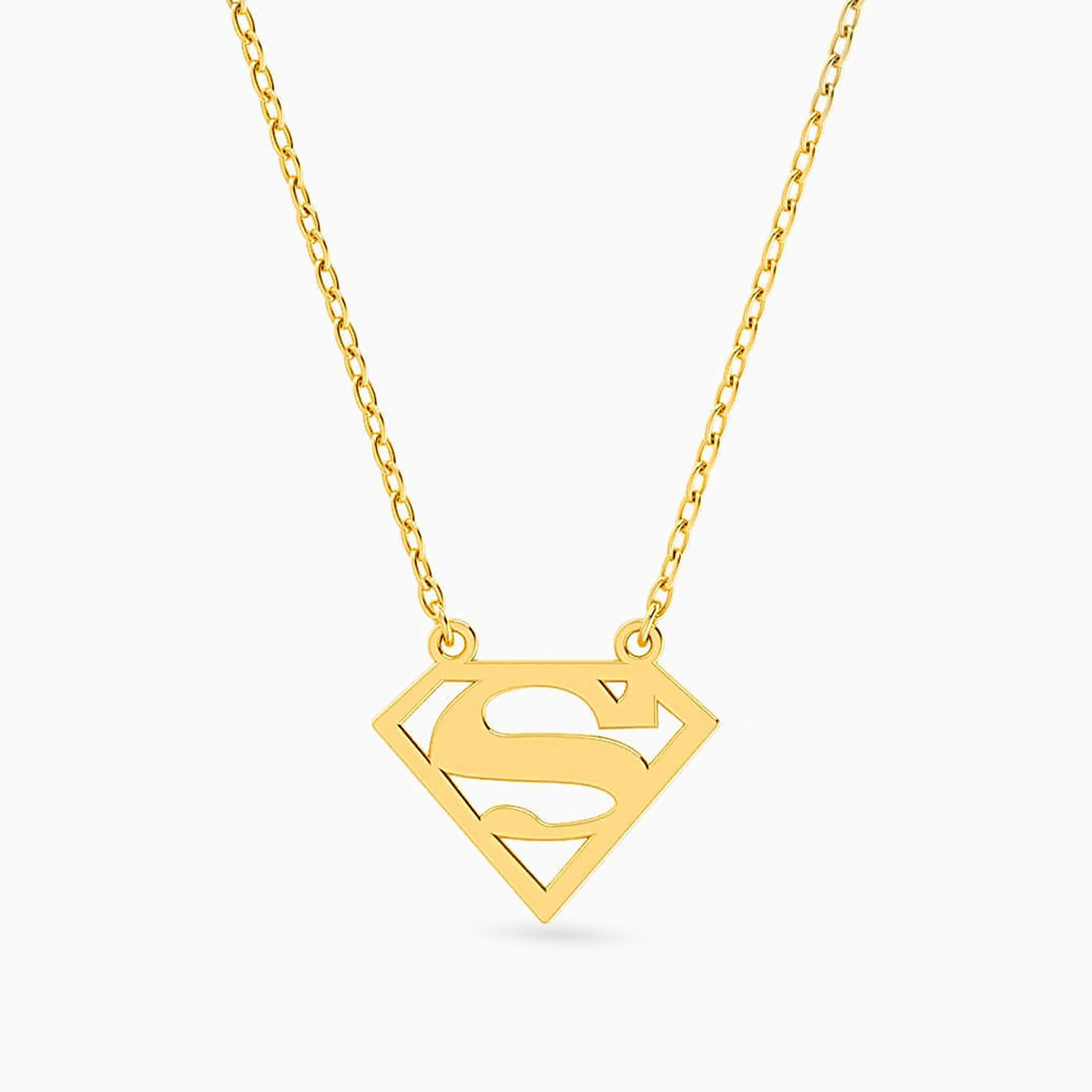 Superwoman Necklace In 14K Gold Superwoman Necklace In 14K Gold