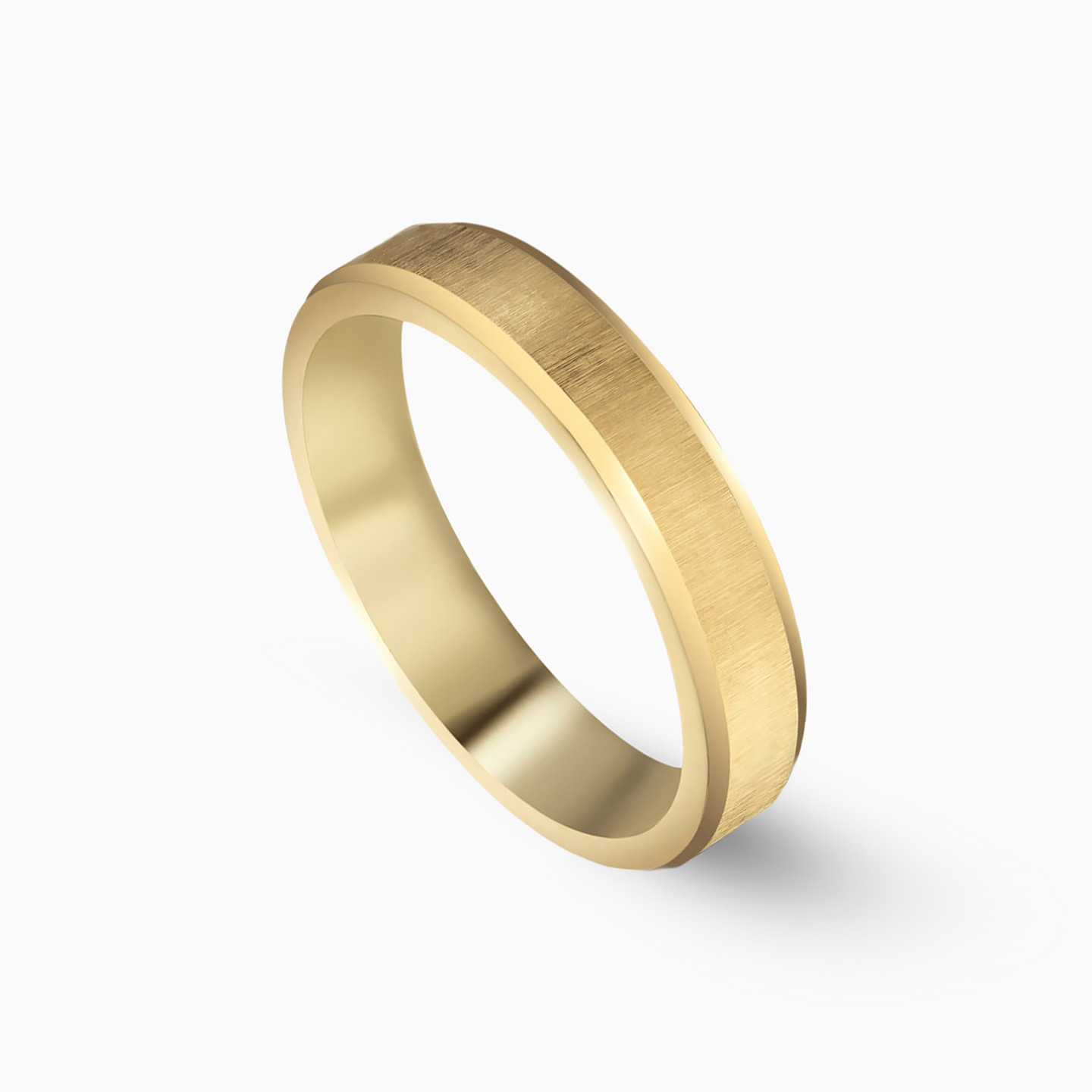 18K Gold Wedding Band- Size 15 - 2