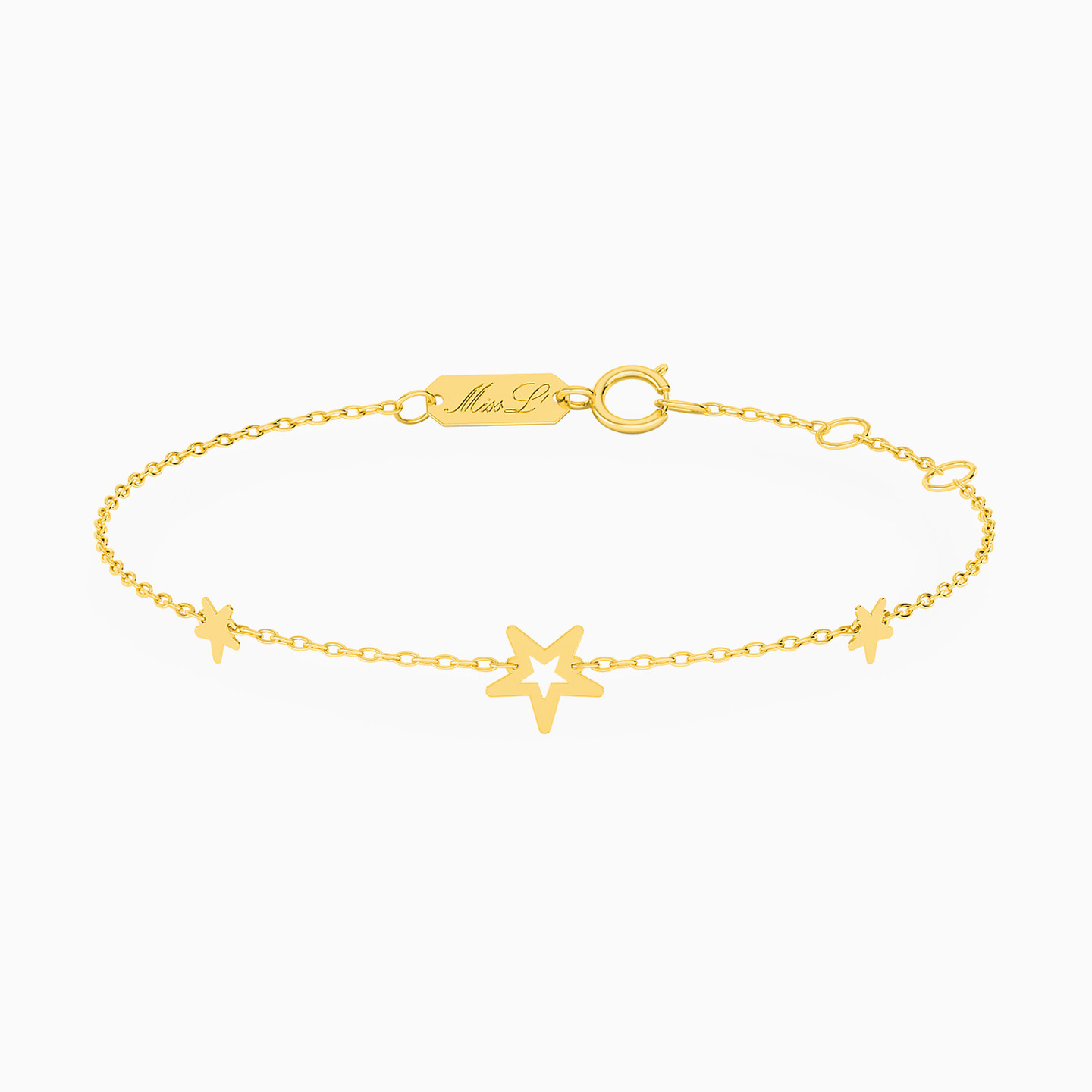 14K Gold Chain Bracelet