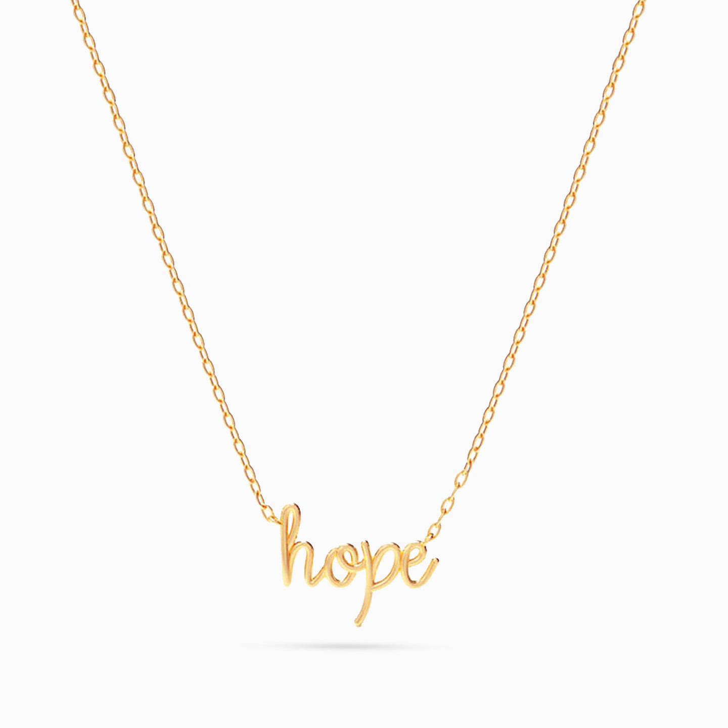 Hope Necklace In 18K Gold Hope Necklace In 18K Gold