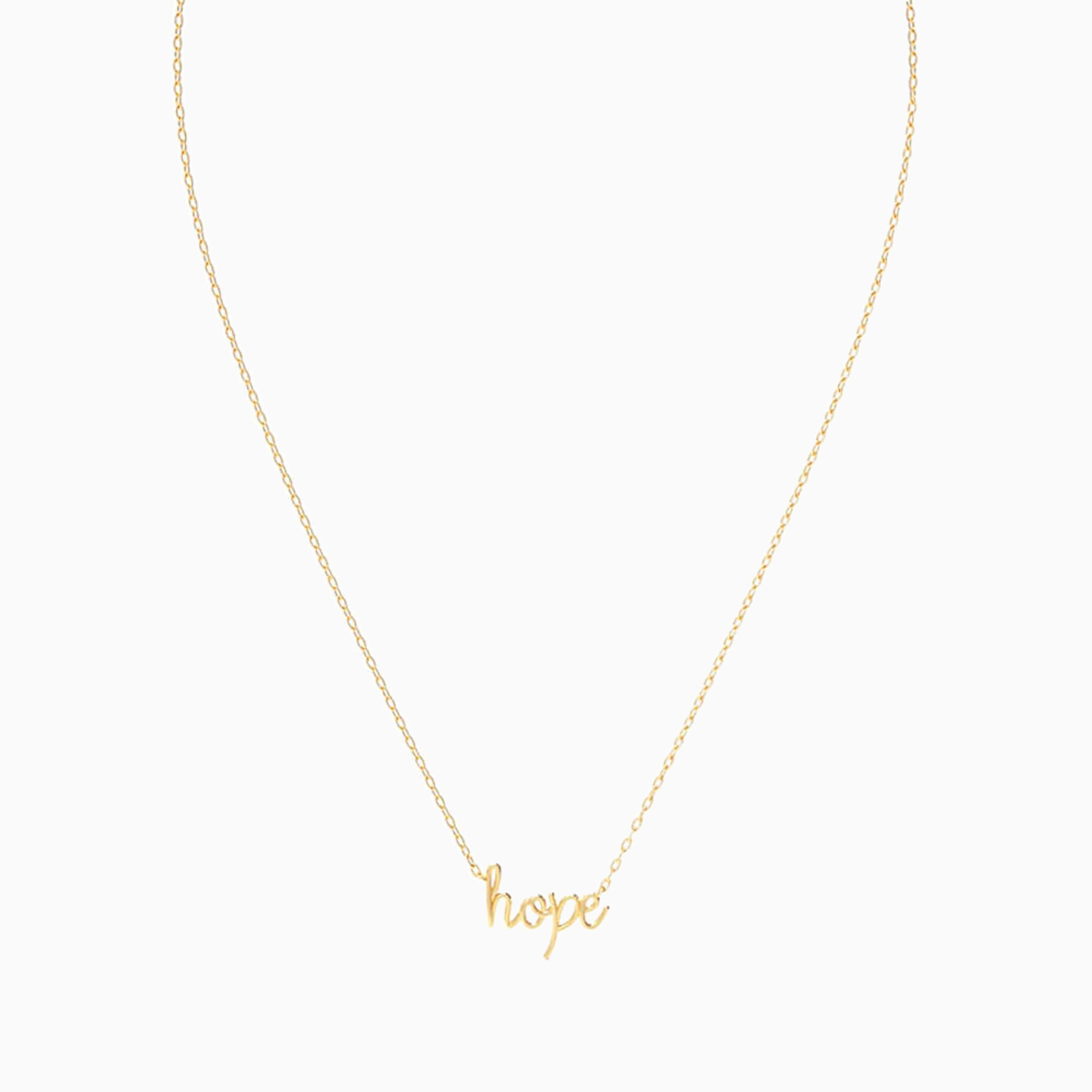 Hope Necklace In 18K Gold - 5 Hope Necklace In 18K Gold - 5