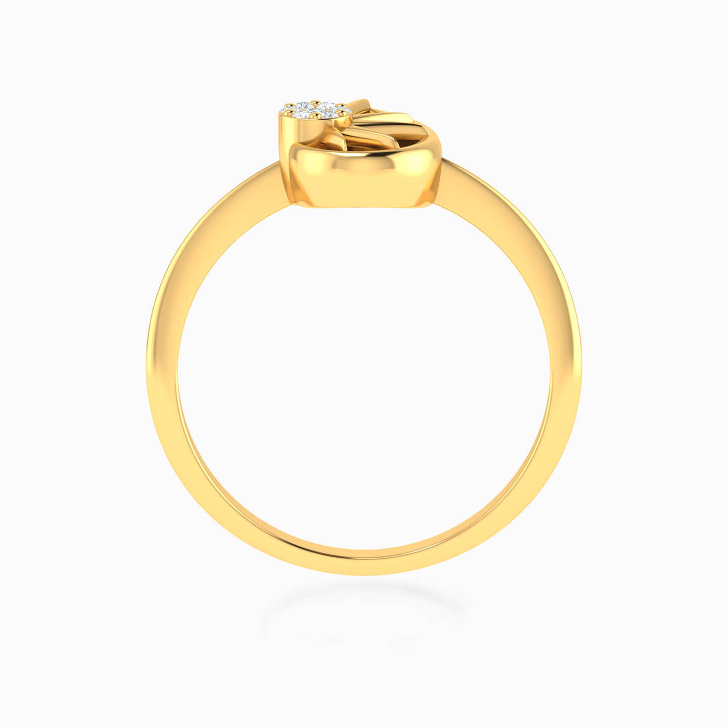 Pear Shaped Diamond Statement Ring in 18K Gold - 3