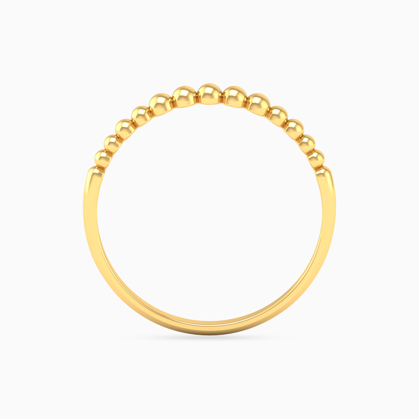 Beaded Statement Ring in 14K Gold - 4 Beaded Statement Ring in 14K Gold - 4