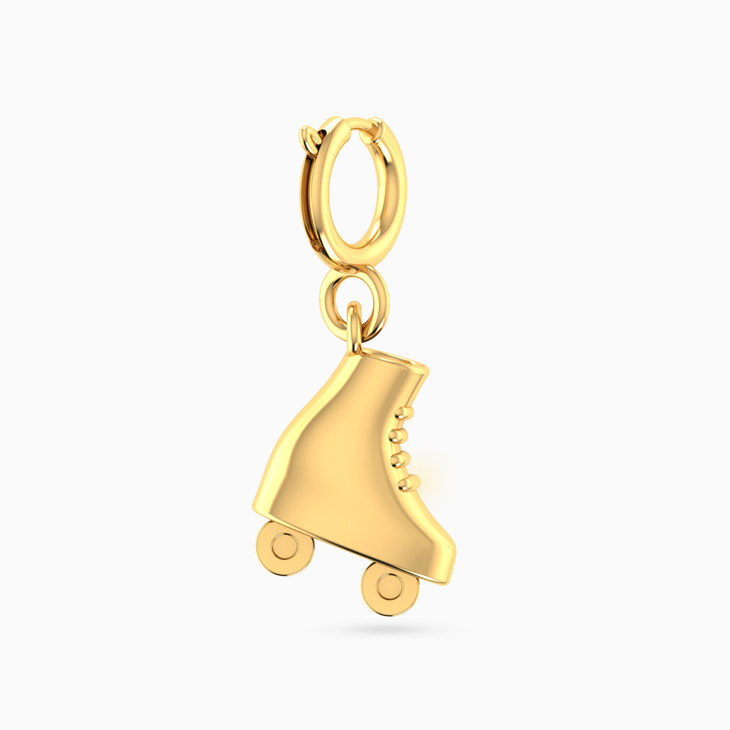 Roller Skate Shaped Charm in 14K Gold Roller Skate Shaped Charm in 14K Gold