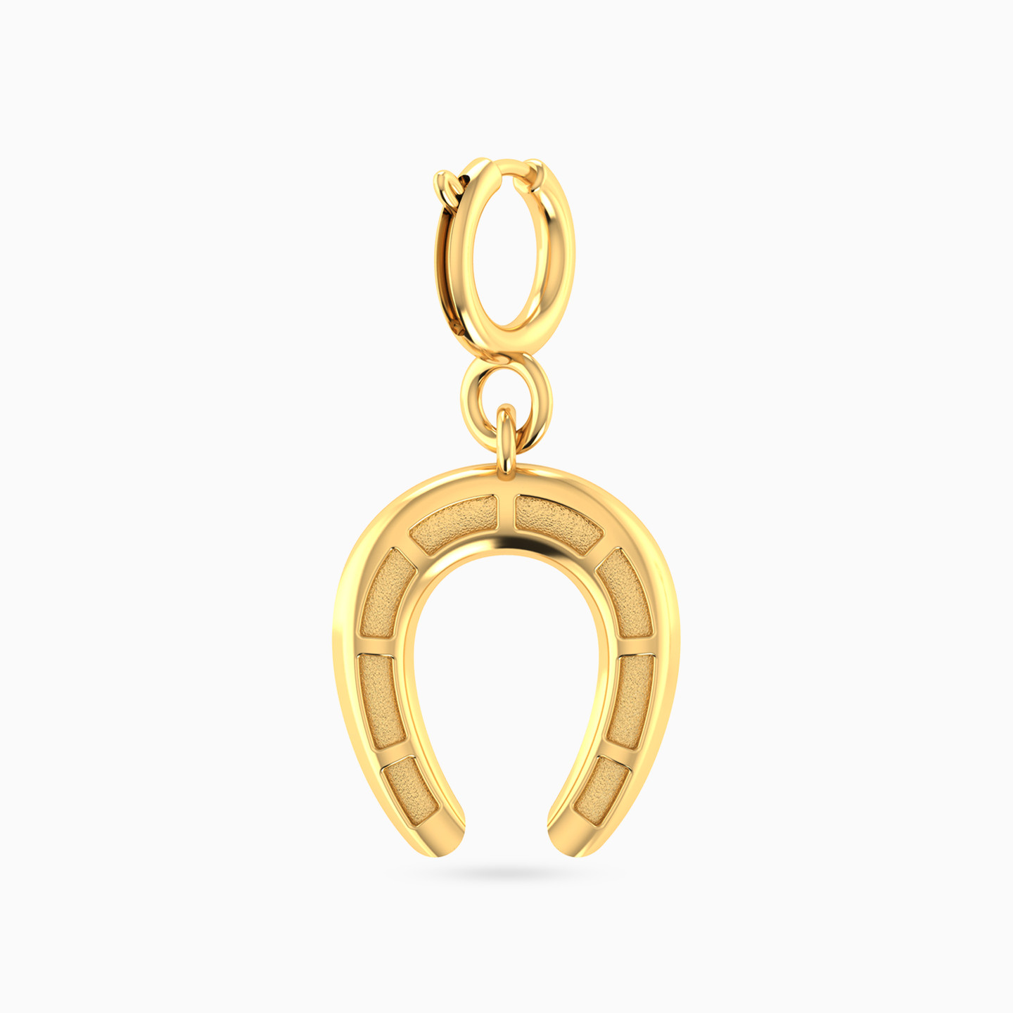 Horseshoe Shaped Charm in 14K Gold Horseshoe Shaped Charm in 14K Gold