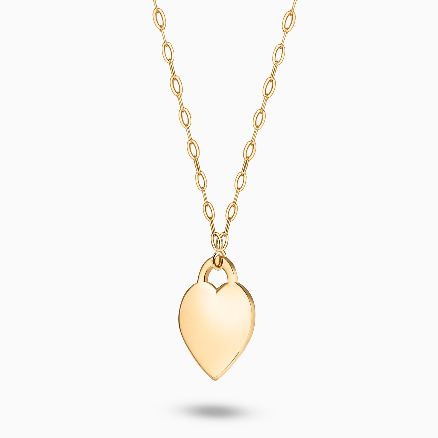 Heart Necklace in 18K Gold - 2 Heart Necklace in 18K Gold - 2