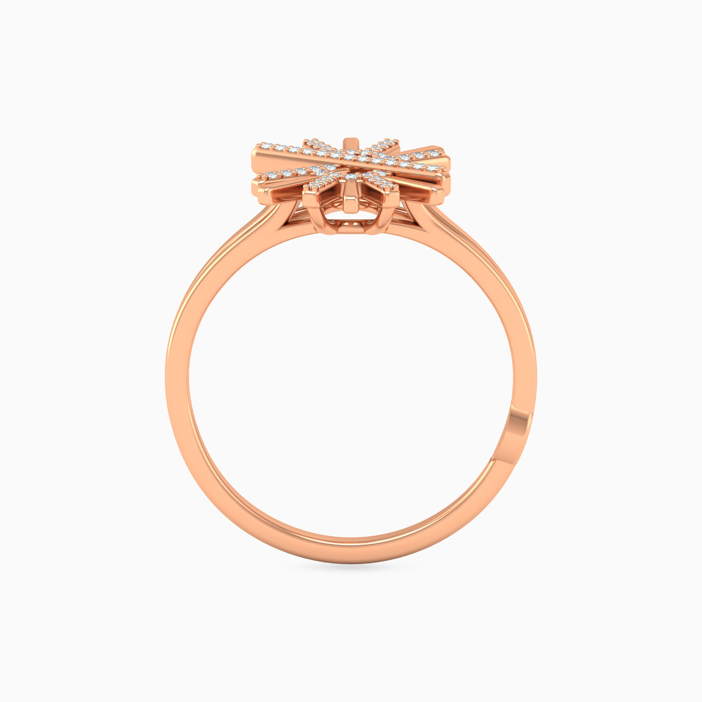 Le Soliel Rising Sun Diamond Ring in 18K Gold - 4