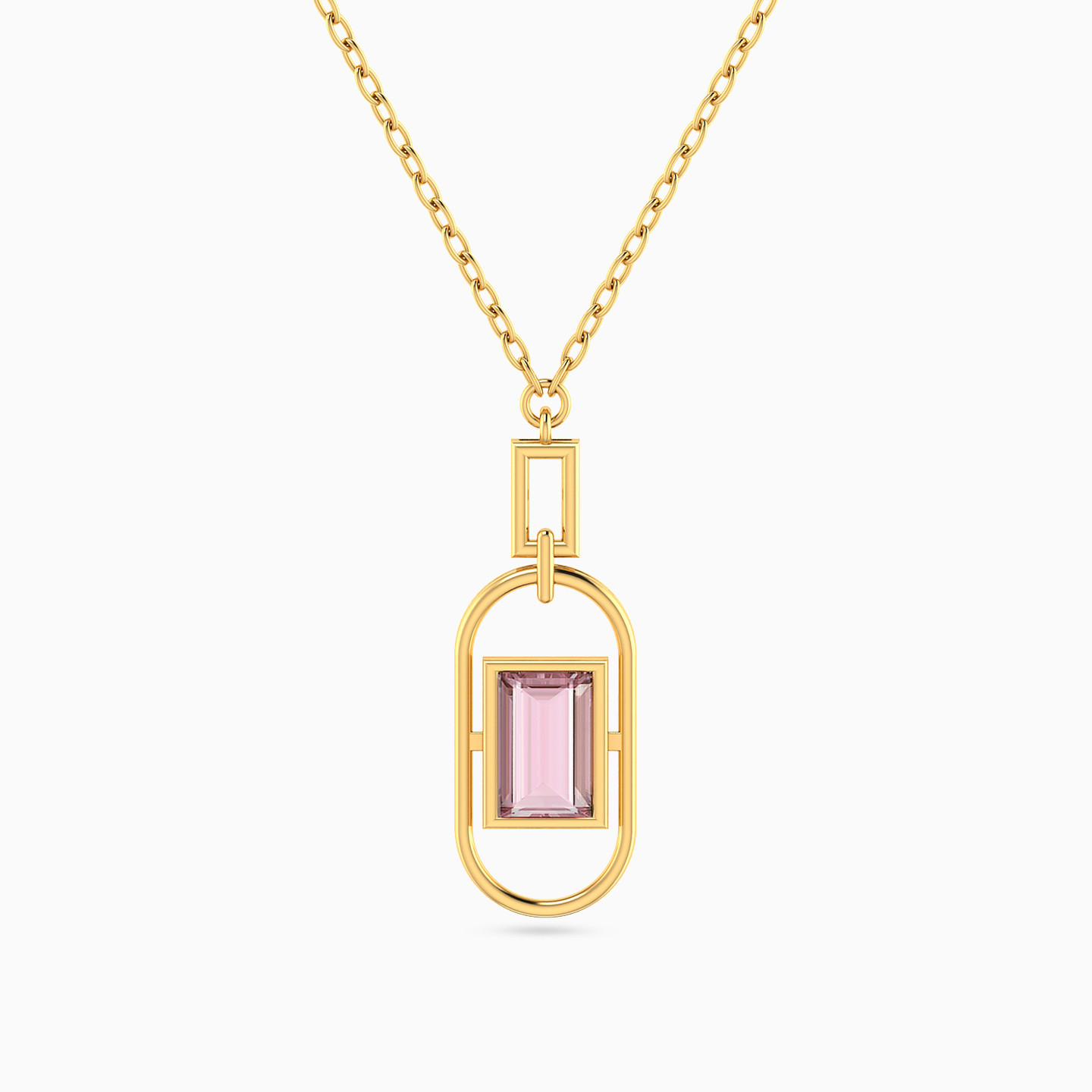 Multi-shaped Necklace in 14K Gold Multi-shaped Necklace in 14K Gold