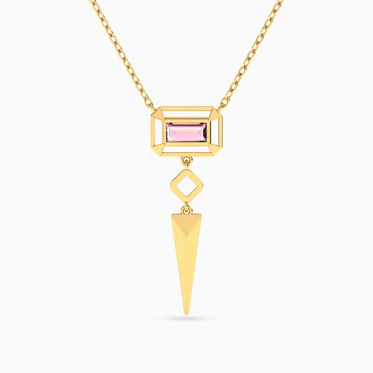 Multi-shaped Necklace in 14K Gold Multi-shaped Necklace in 14K Gold