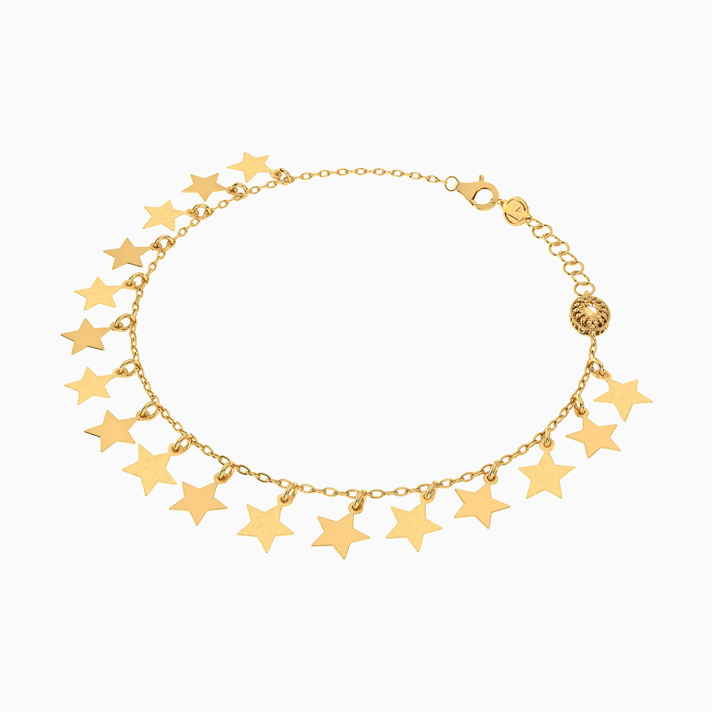 خلخال تشارم ذهب نجم عيار 18 قيراط - 2 خلخال تشارم ذهب نجم عيار 18 قيراط - 2