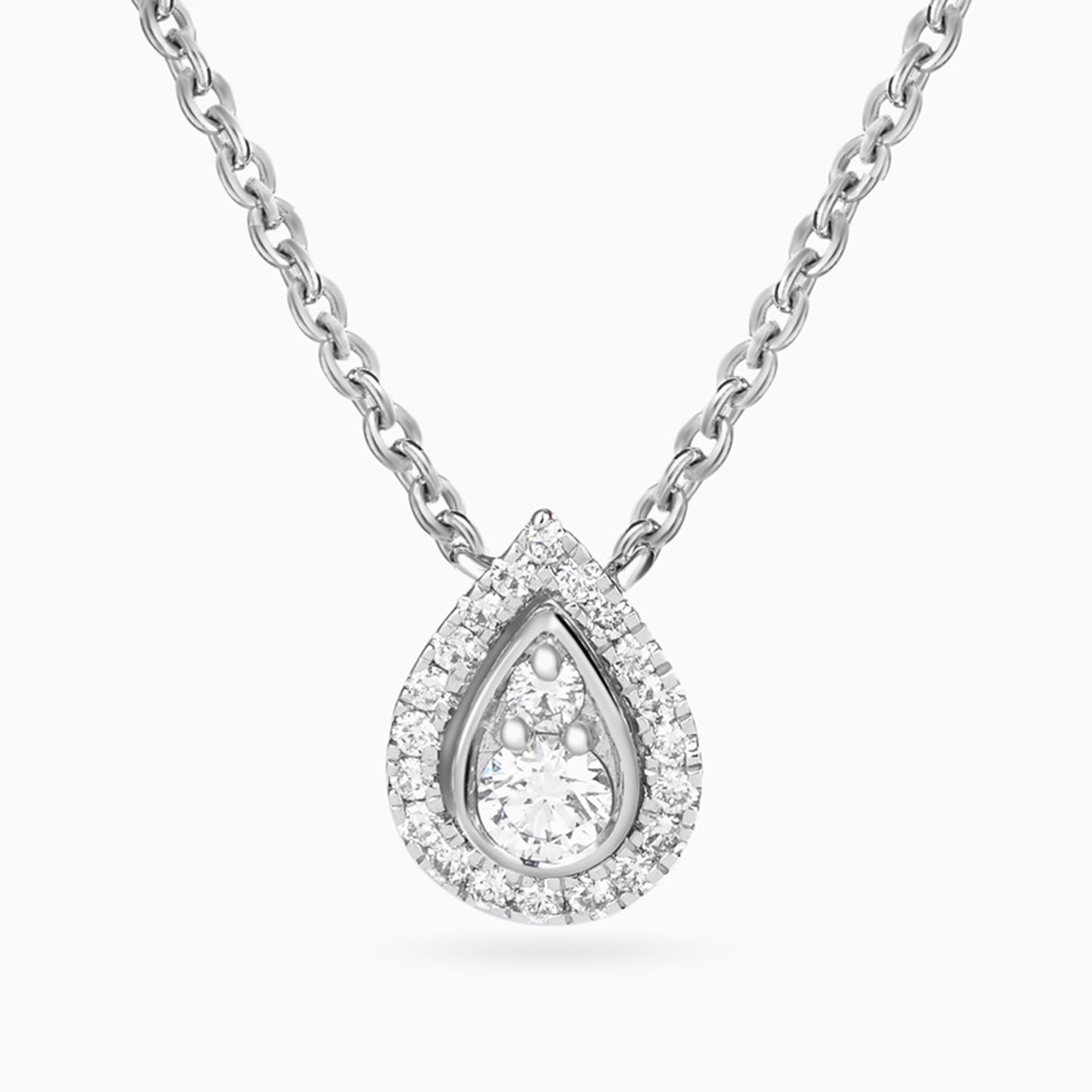 Lab Grown Diamond Necklace in 18K Gold Lab Grown Diamond Necklace in 18K Gold