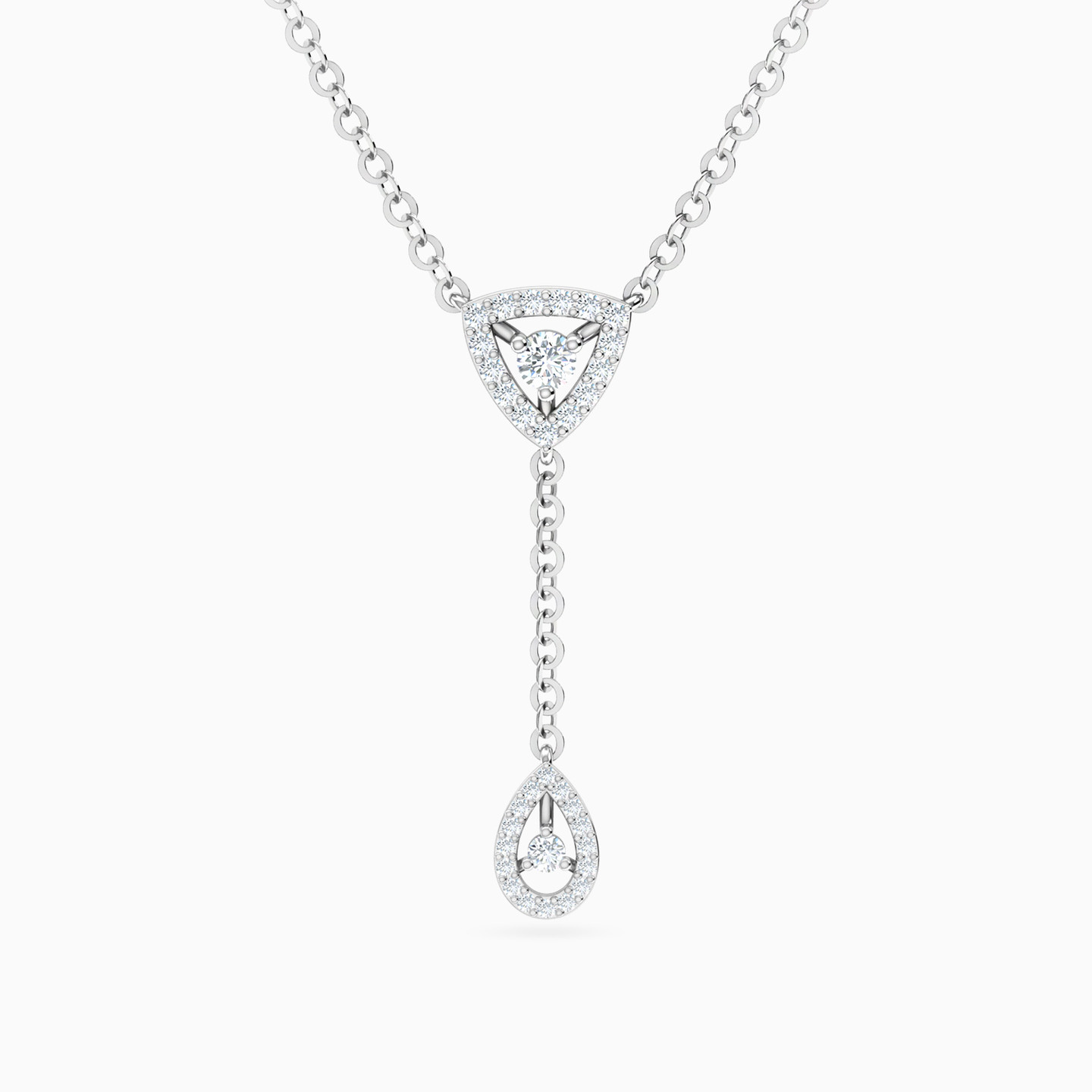 سلسلة ذهب عيار 18 قيراط مزينة بالألماس سلسلة ذهب عيار 18 قيراط مزينة بالألماس