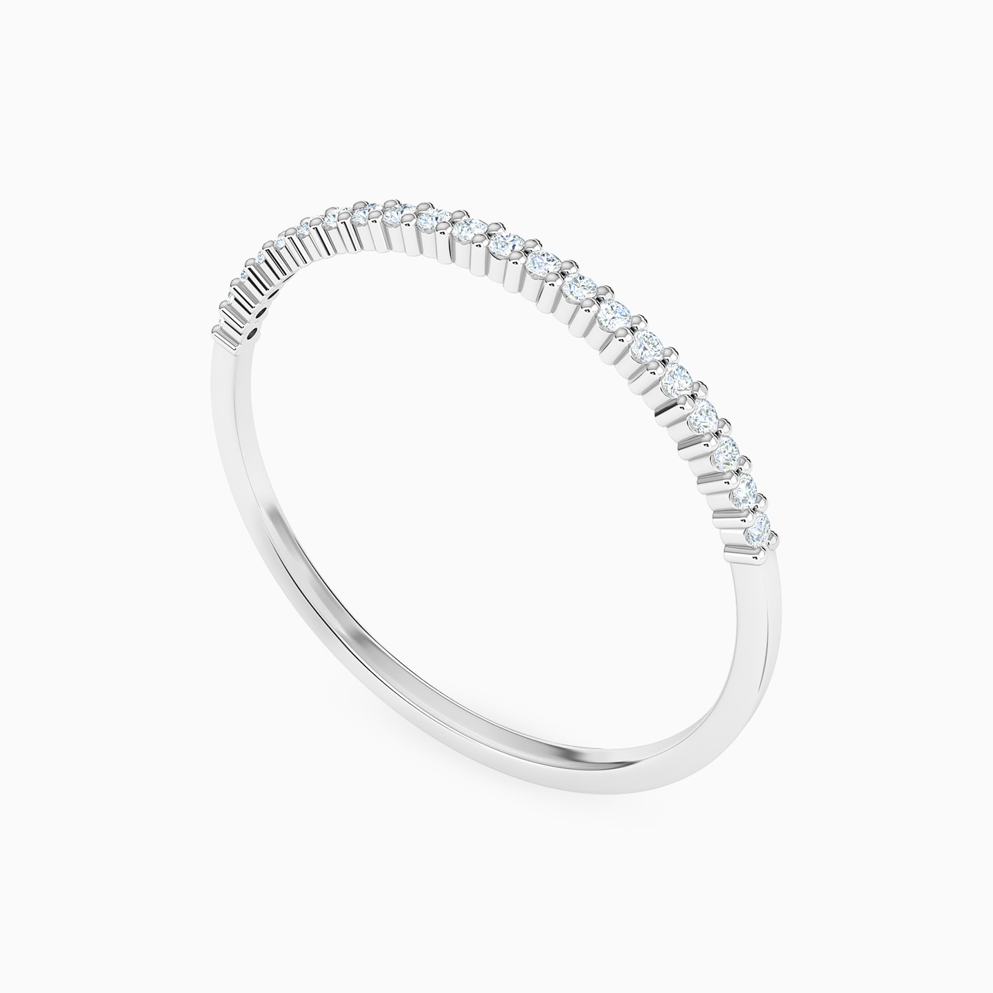 18K Gold Diamond Eternity Ring - 2