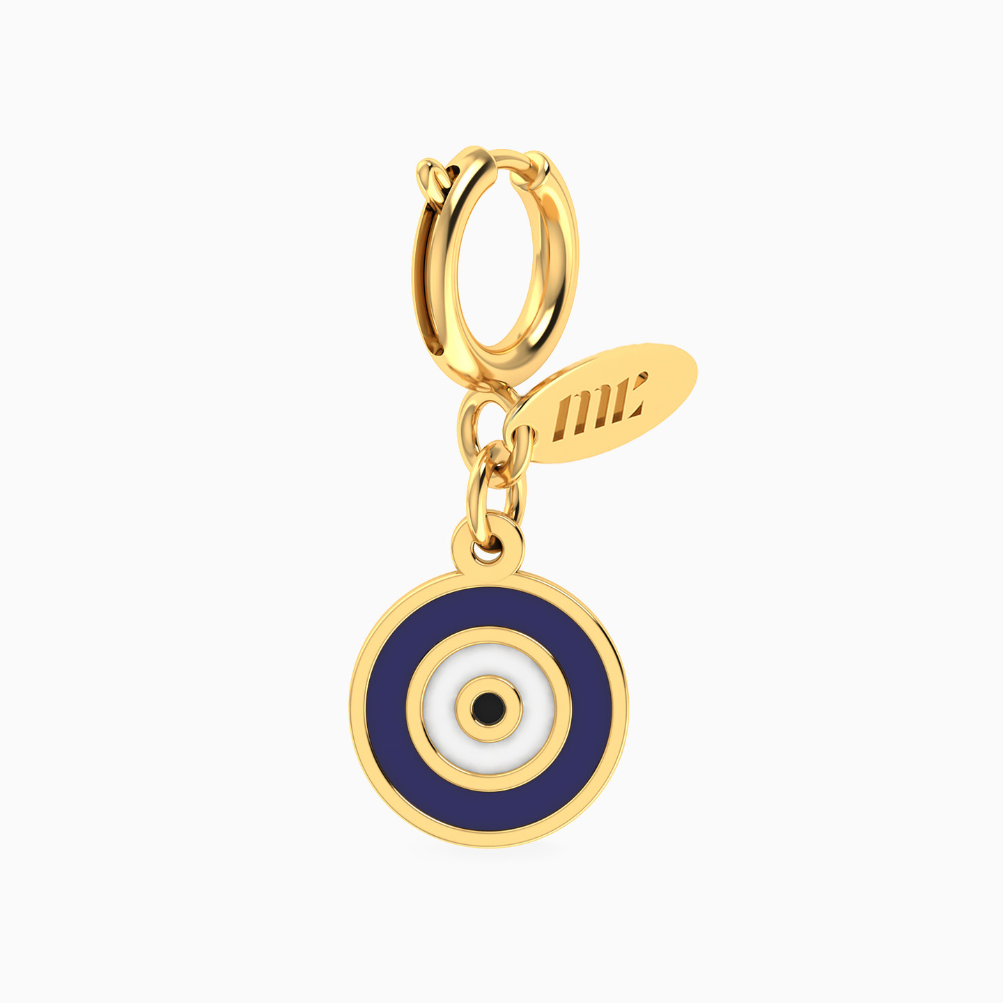 Kids Evil Eye Enamel Coated Charm in 14K Gold Kids Evil Eye Enamel Coated Charm in 14K Gold