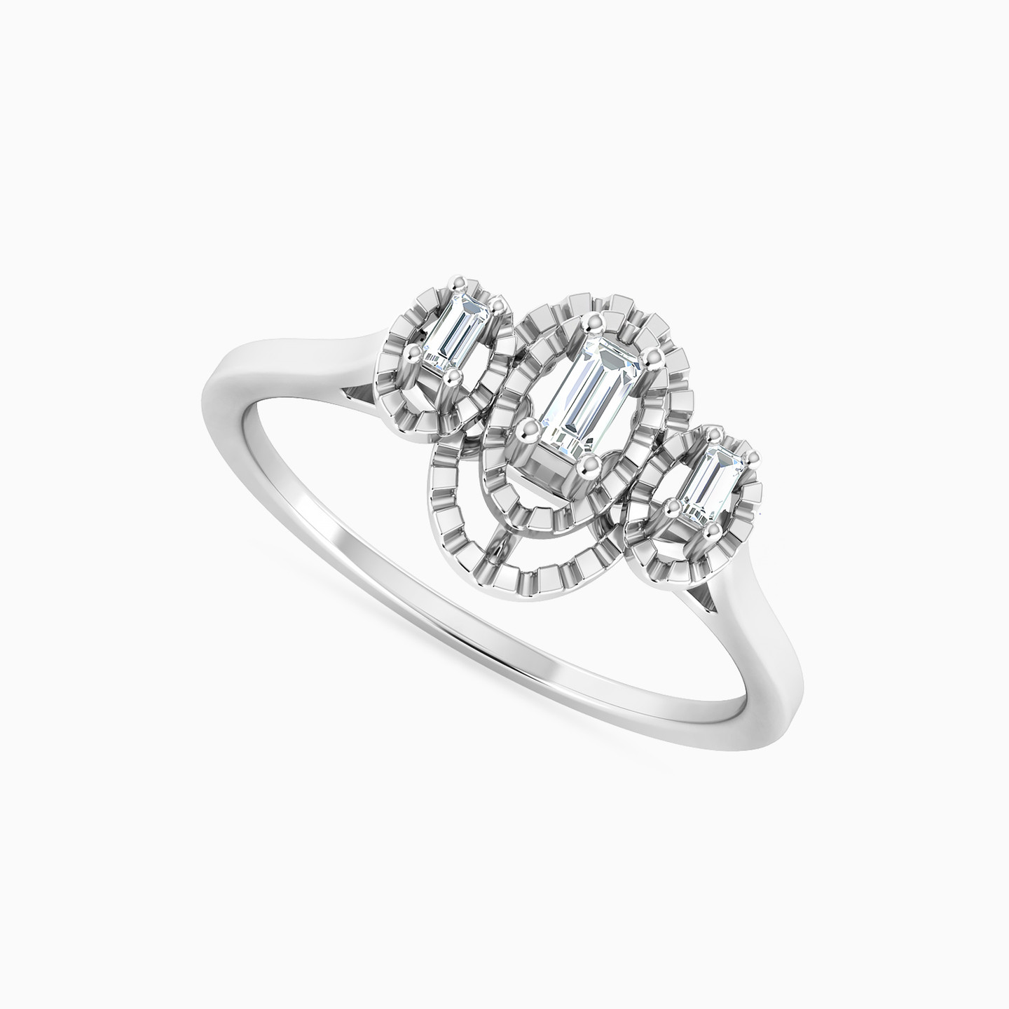 Oval Diamond Ring in 18K Gold - 2