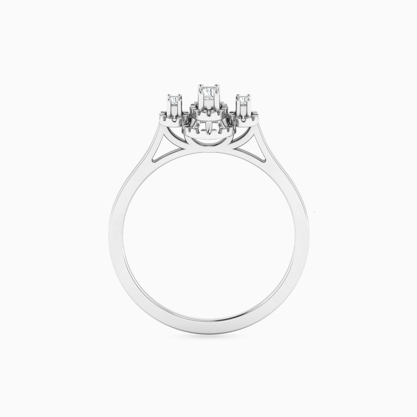 Oval Diamond Ring in 18K Gold - 3