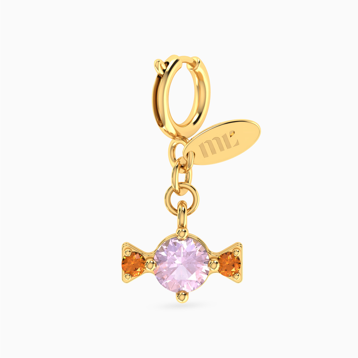Kids Candy Rose Stone Charm in 14K Gold Kids Candy Rose Stone Charm in 14K Gold