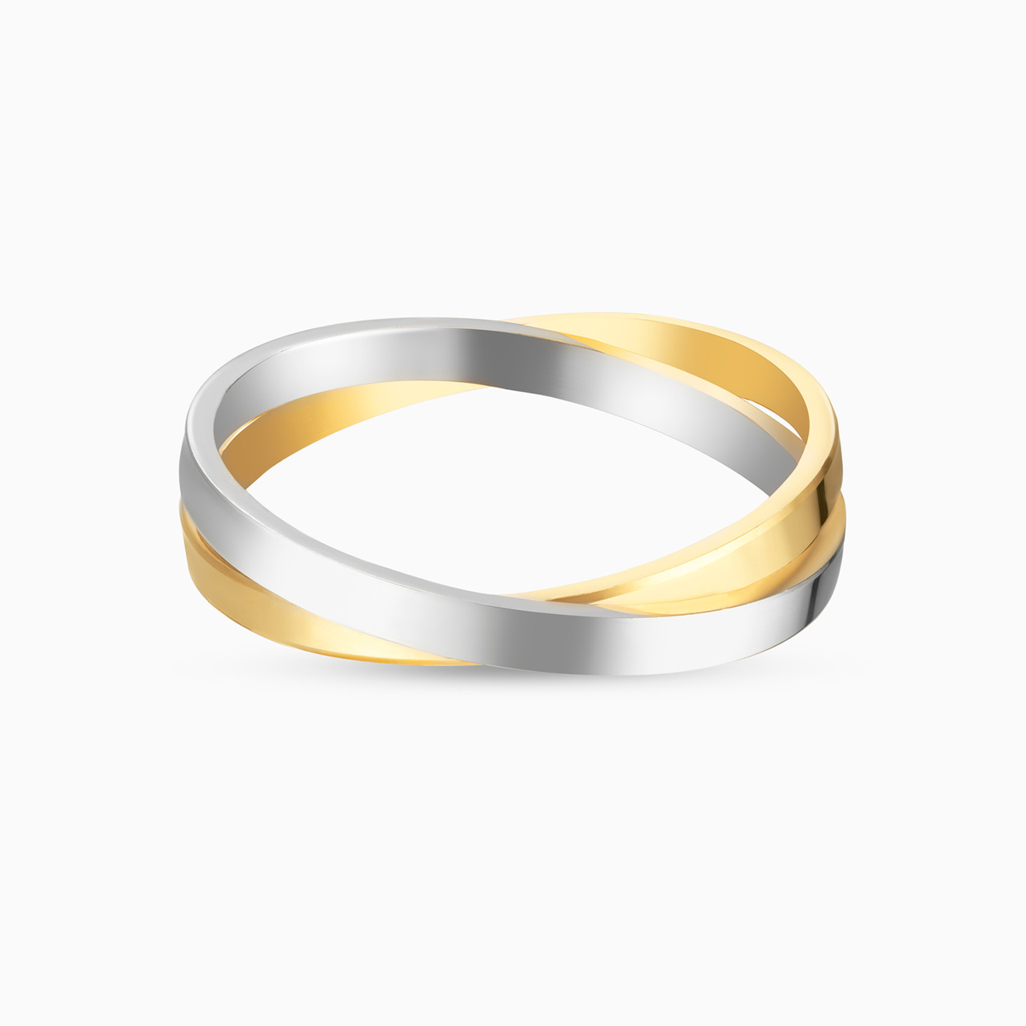Intertwined Wedding band in 18K Gold - 57 Intertwined Wedding band in 18K Gold - 57