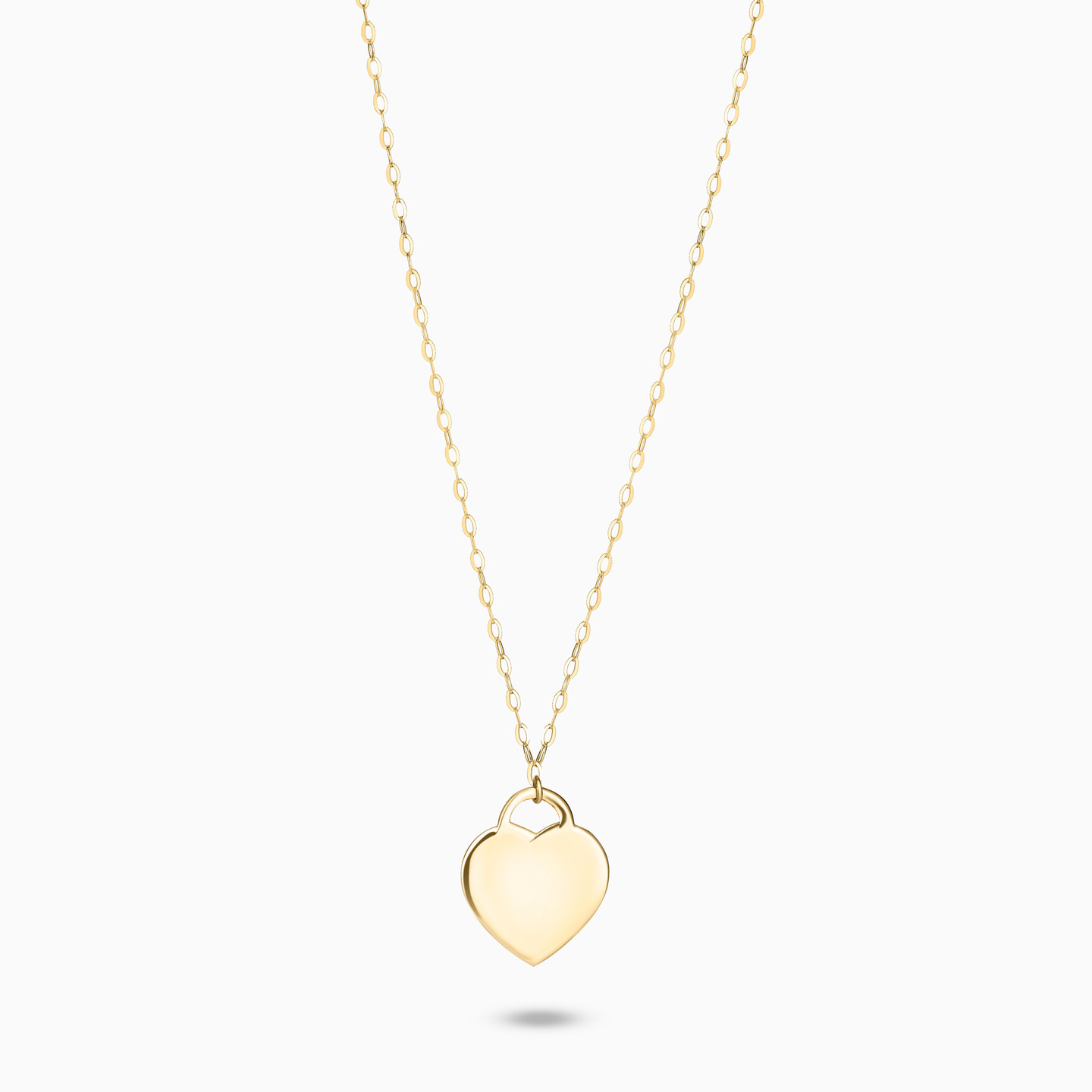 Heart Shaped Pendant with Chain in 18K Gold - 3 Heart Shaped Pendant with Chain in 18K Gold - 3