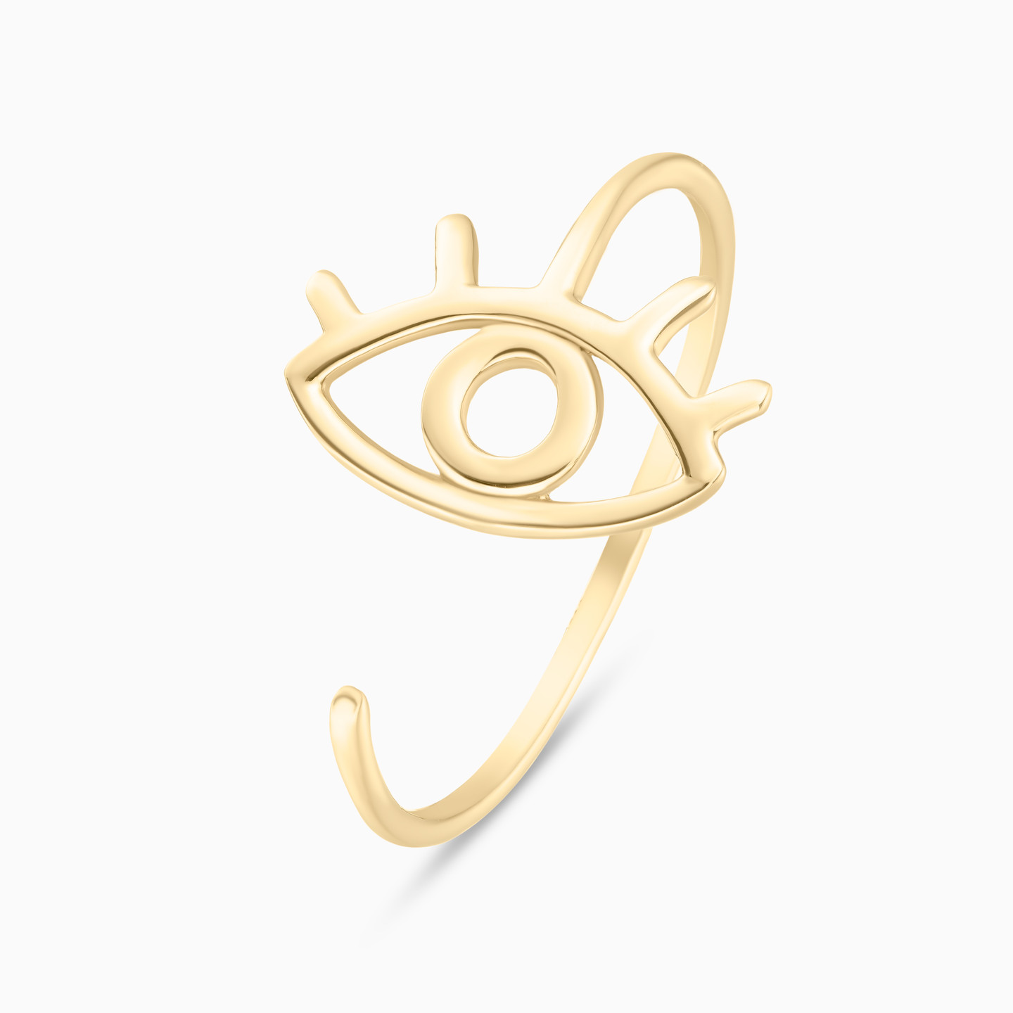 Eye Ring in 18K Gold - 3 Eye Ring in 18K Gold - 3