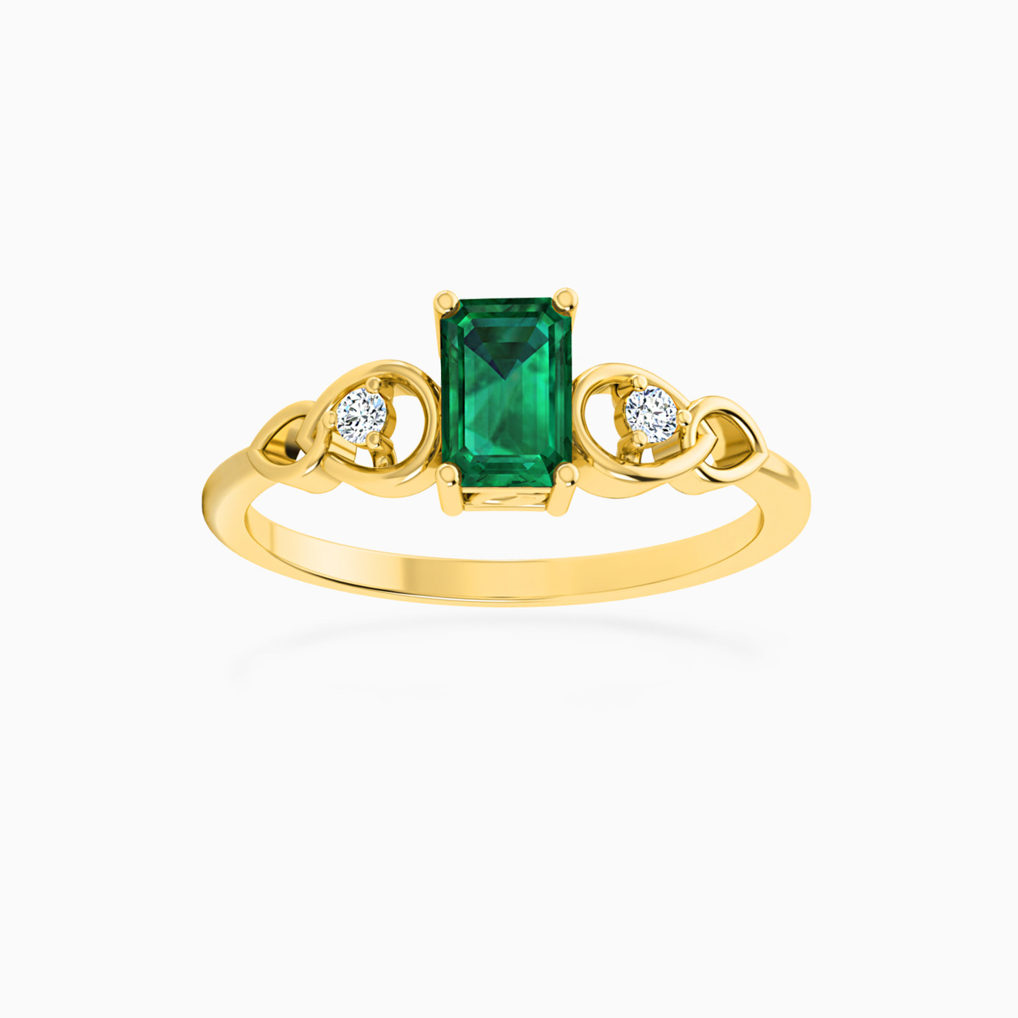 18K Gold Diamond & Colored Stones Statement Ring