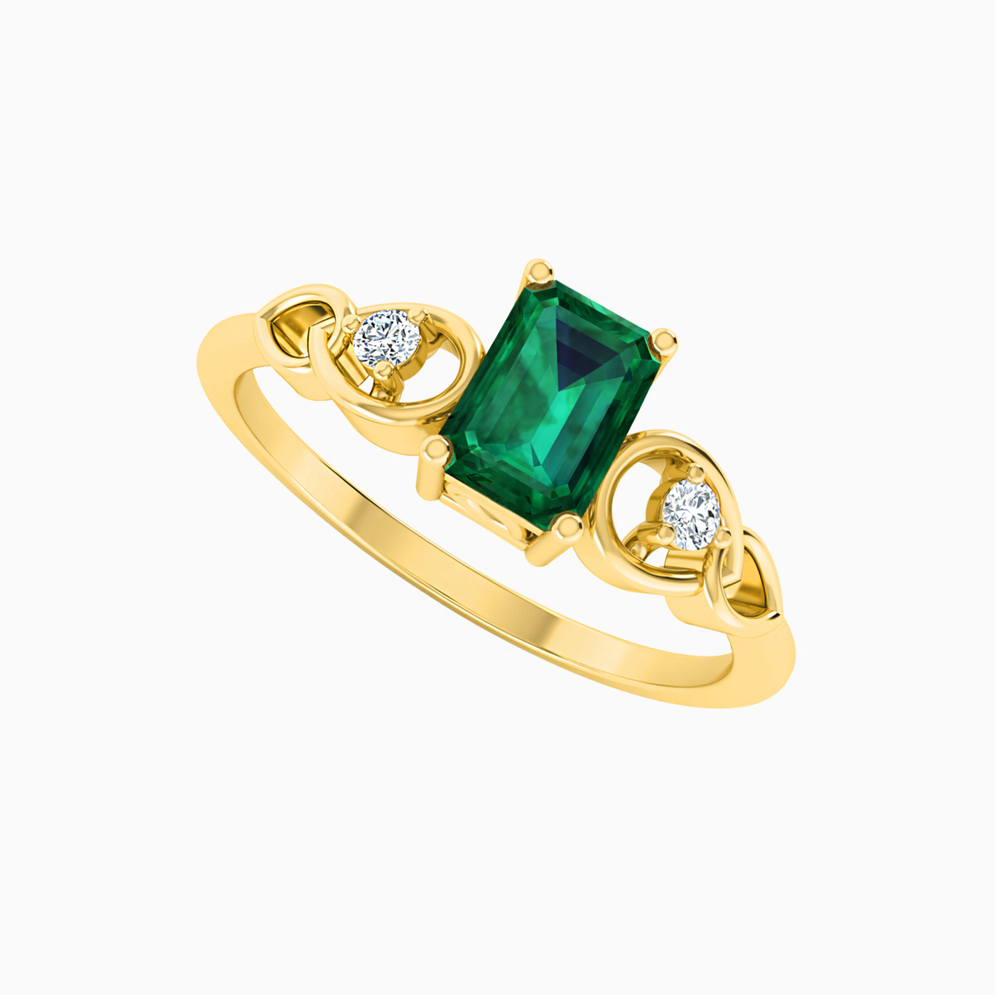 18K Gold Diamond & Colored Stones Statement Ring - 2