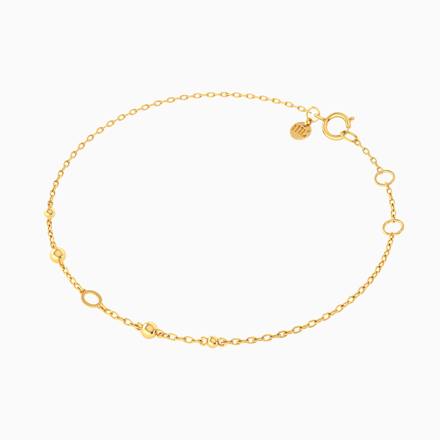 Chain Bracelet In 18K Gold - 3 Chain Bracelet In 18K Gold - 3