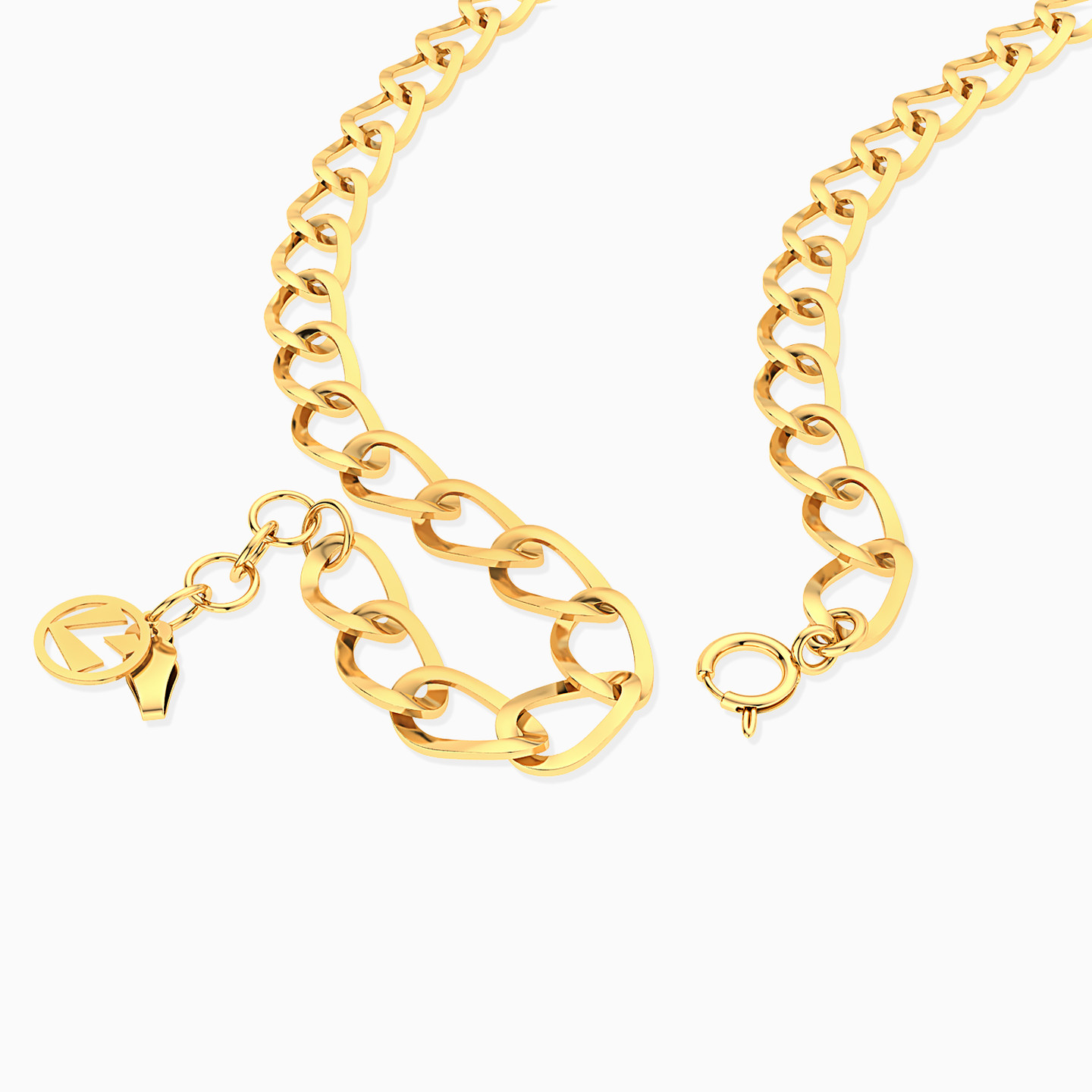 Classic Link Chain Necklace In 18K Gold - 2 Classic Link Chain Necklace In 18K Gold - 2