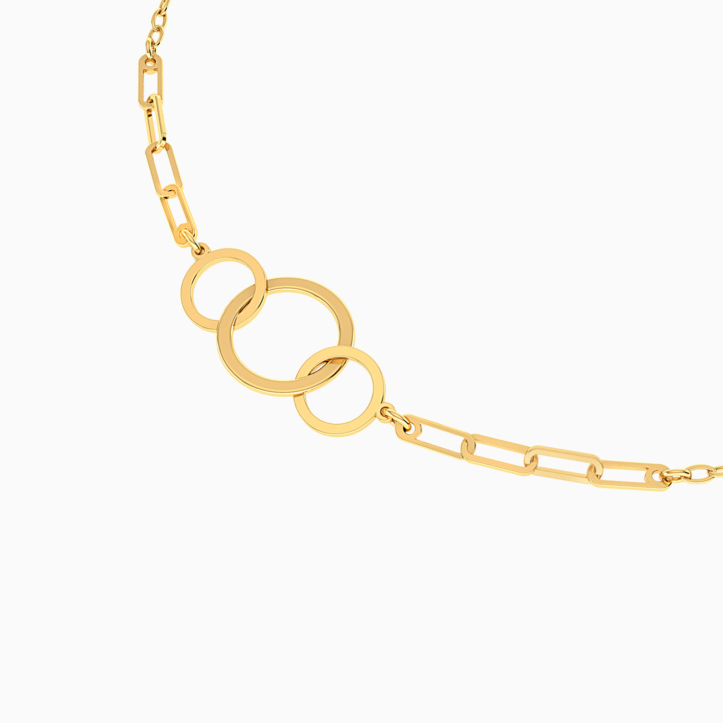 Chain Bracelet In 14K Gold - 4 Chain Bracelet In 14K Gold - 4