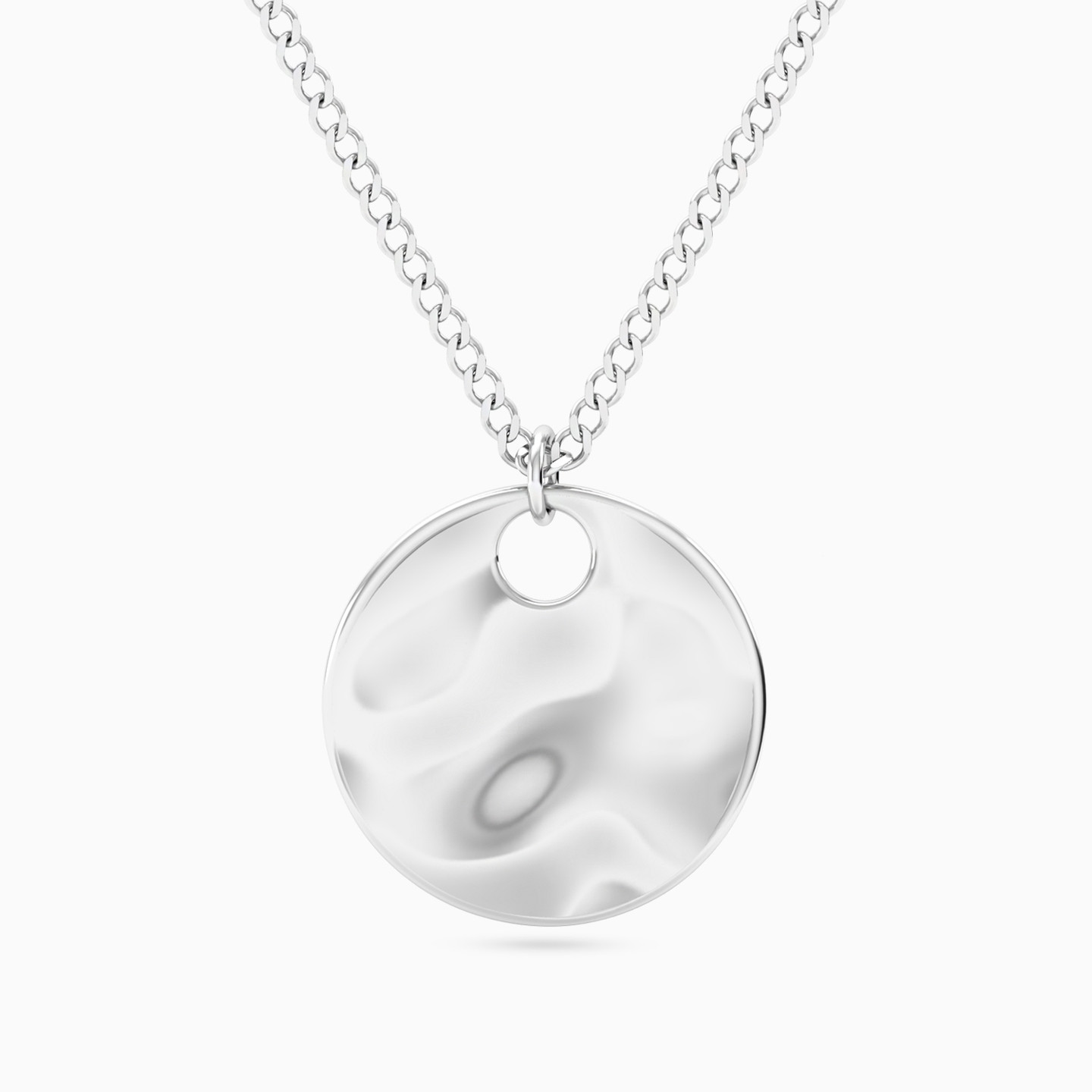 Circular Necklace In Silver Circular Necklace In Silver